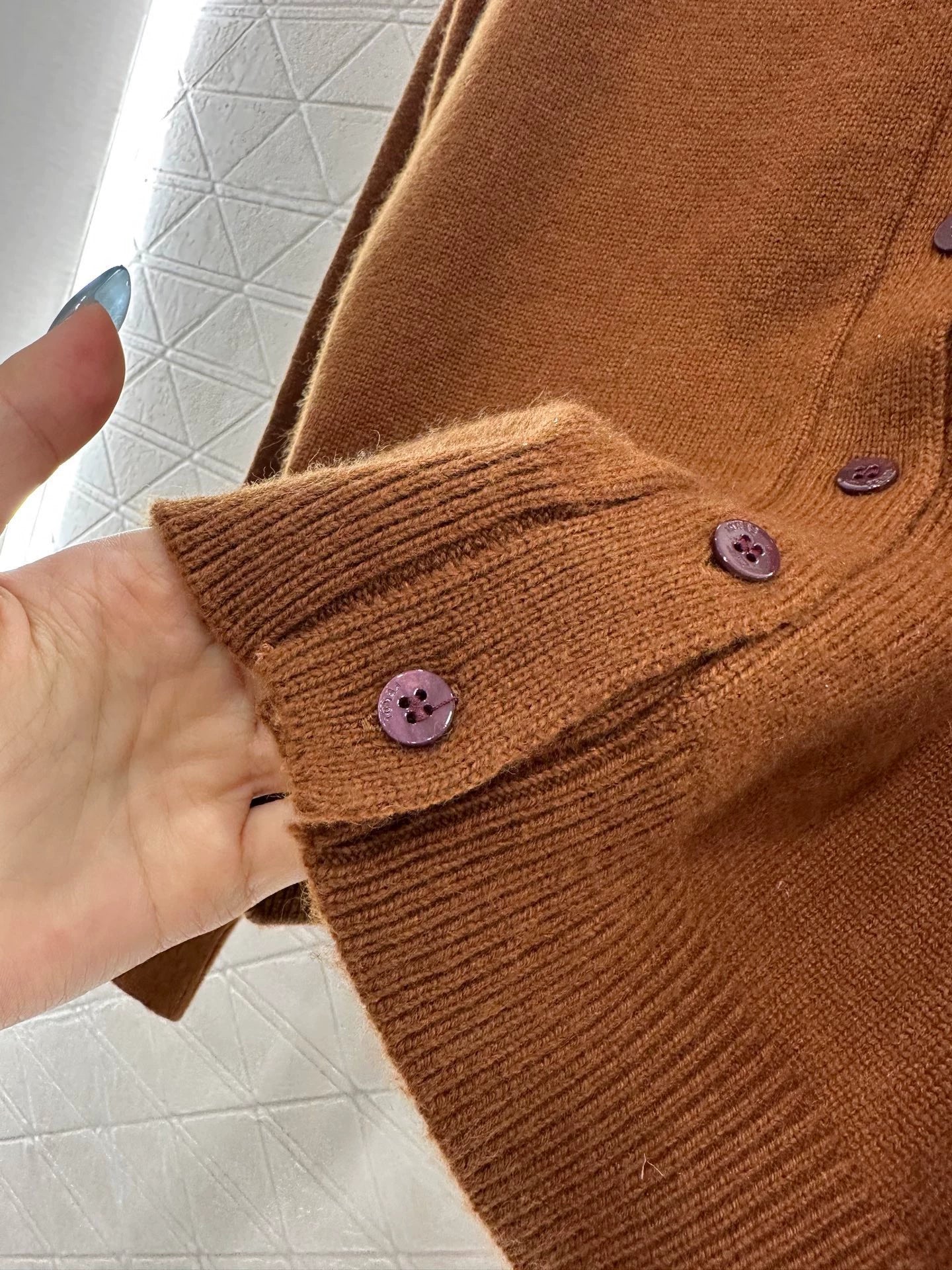 25fw Sequin studded cardigan