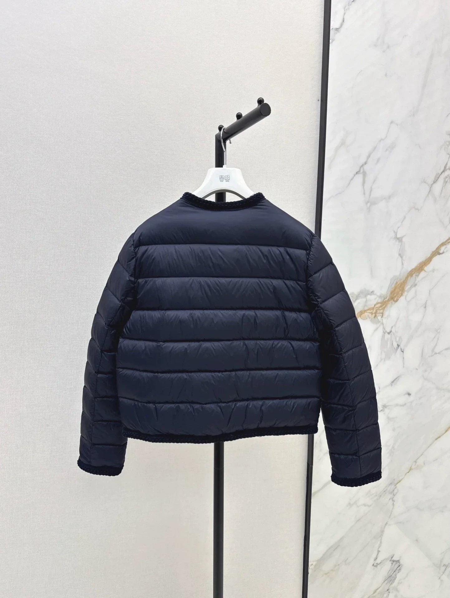 25fw Knitted and spliced down jacket