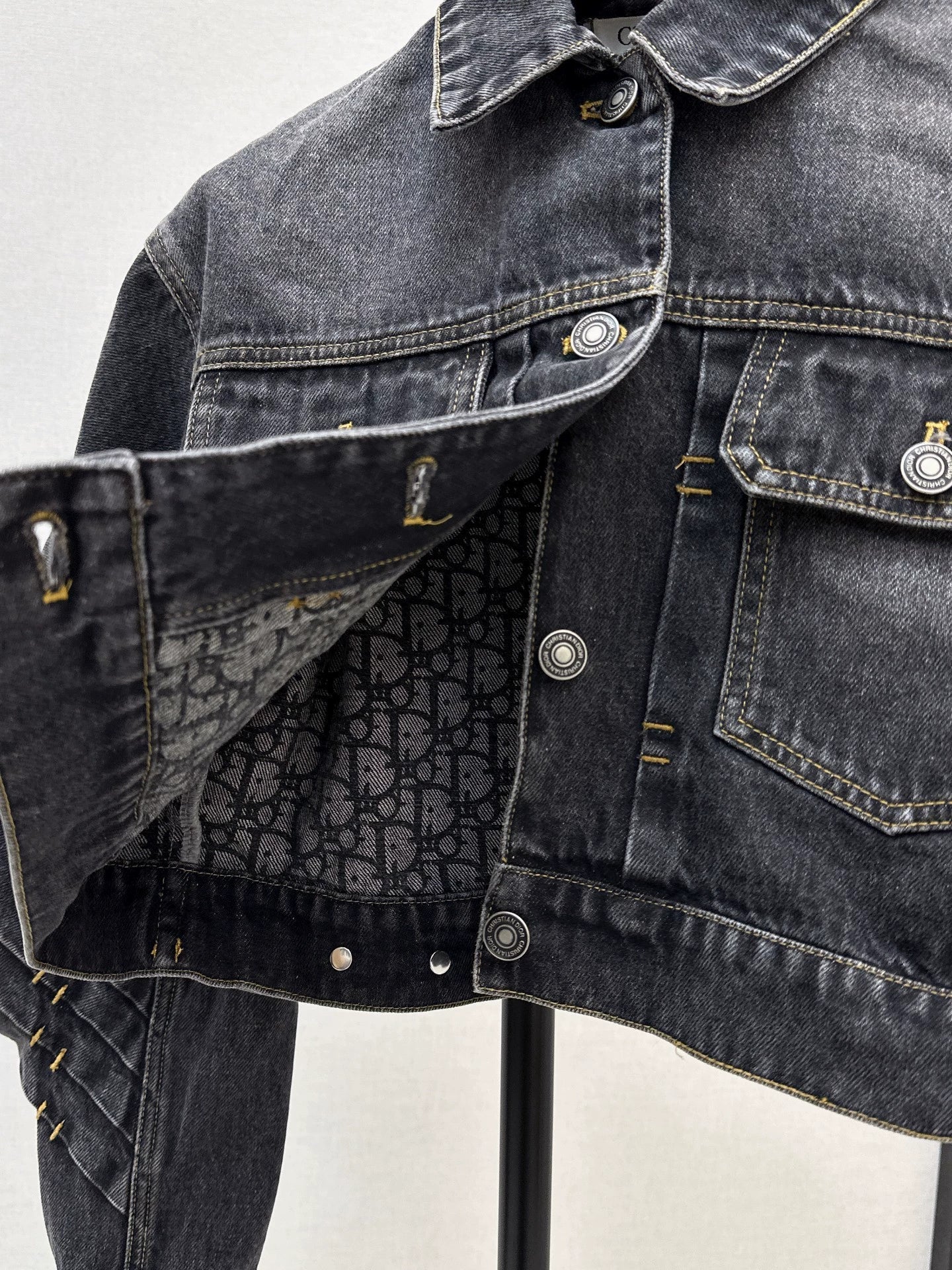 25fw Short denim jacket