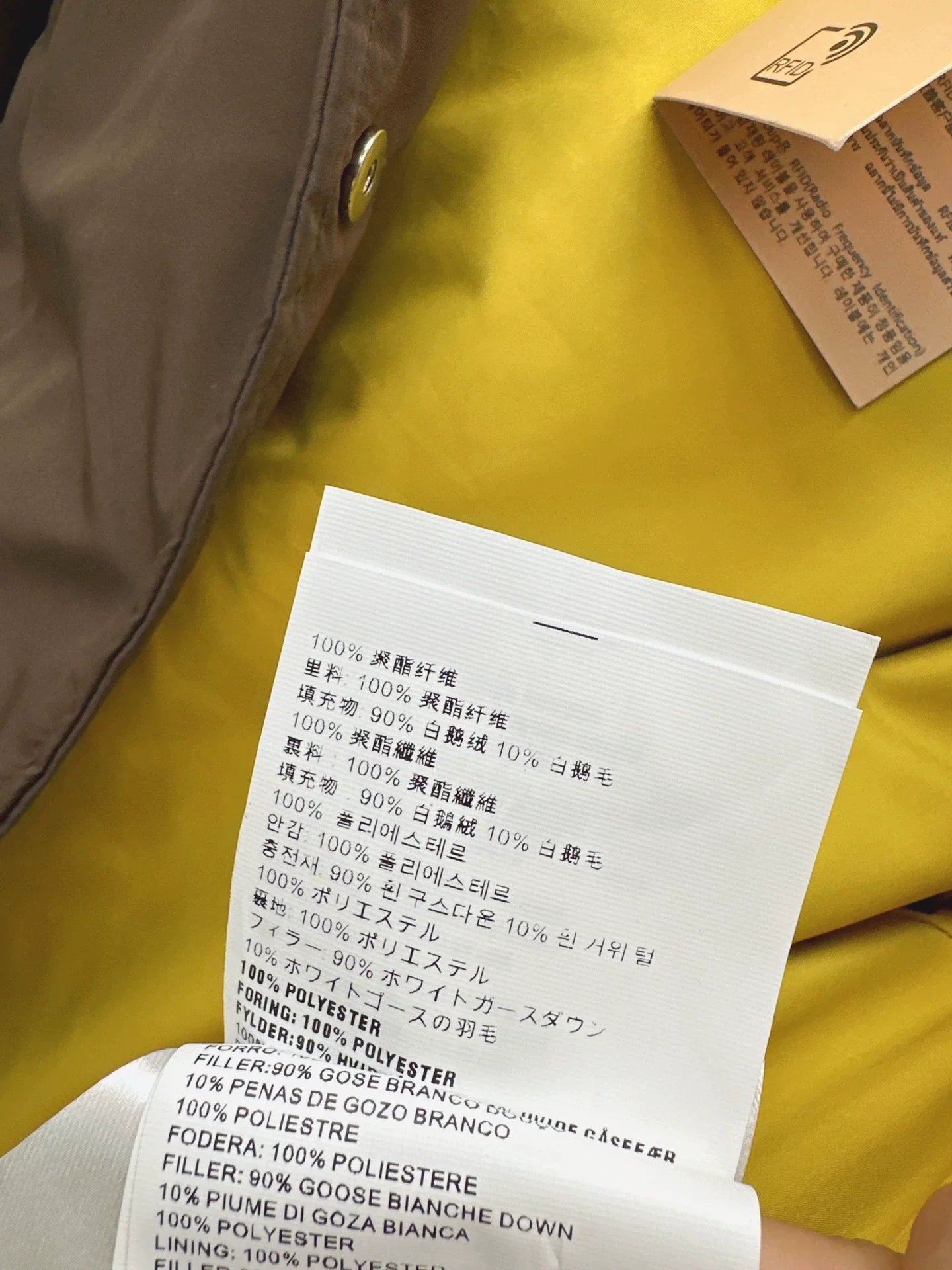 25fw Color blocking hooded bread jacket