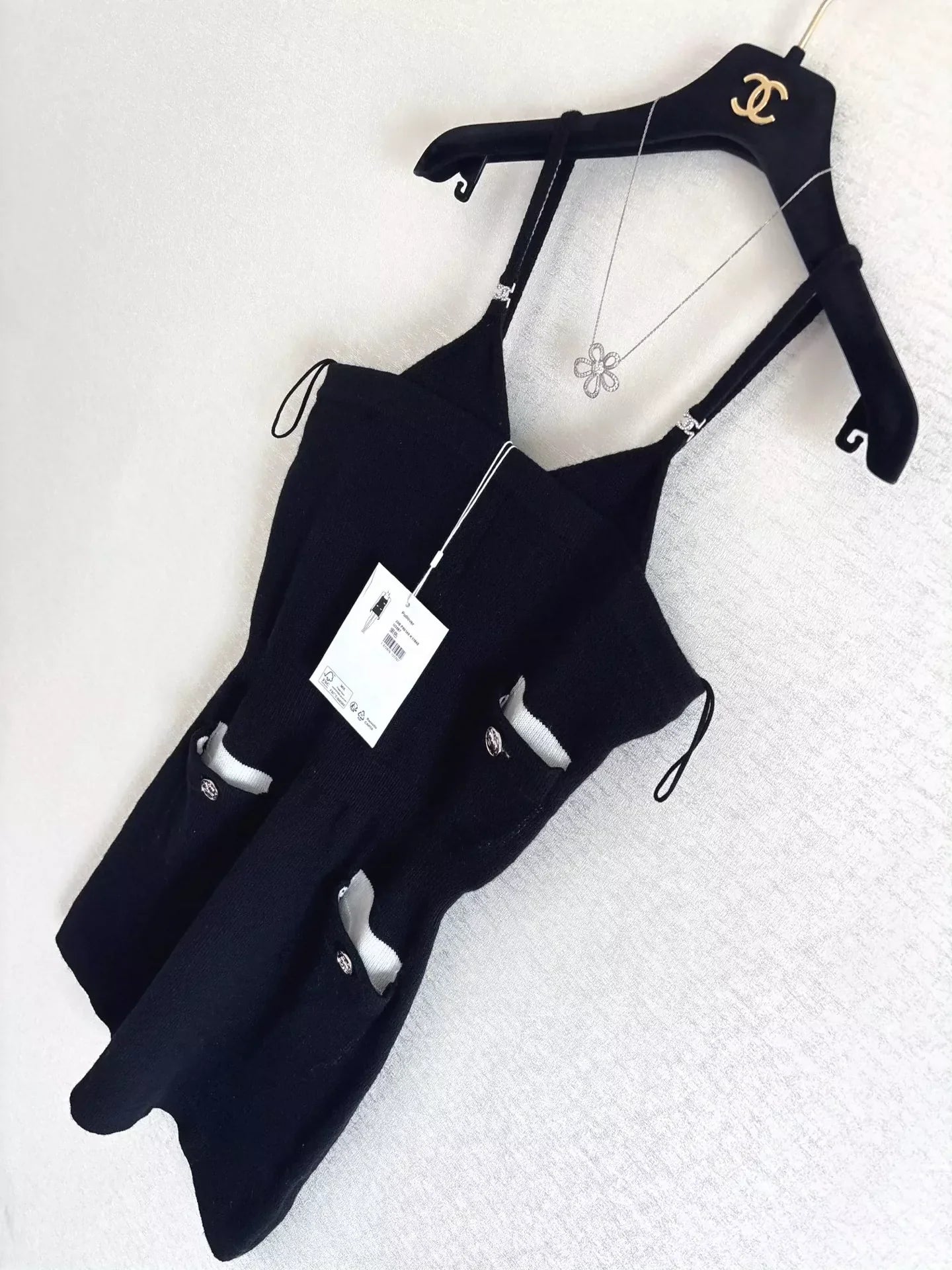 25fw Knitted camisole dress