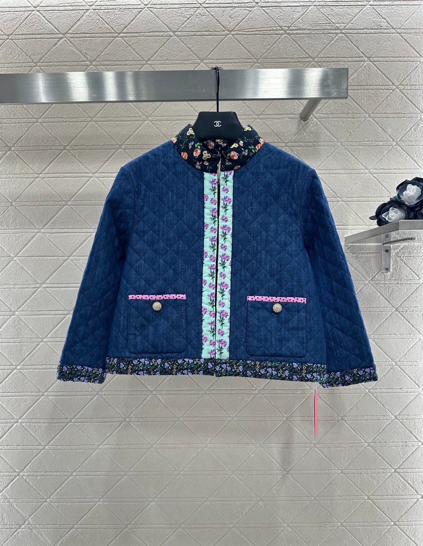 Val 25 Diamond-patterned jacket