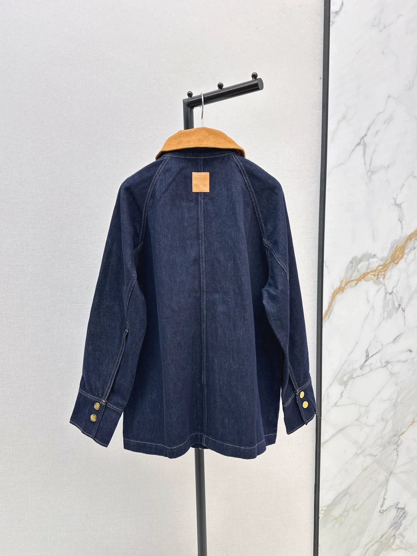 25fw Collar denim jacket