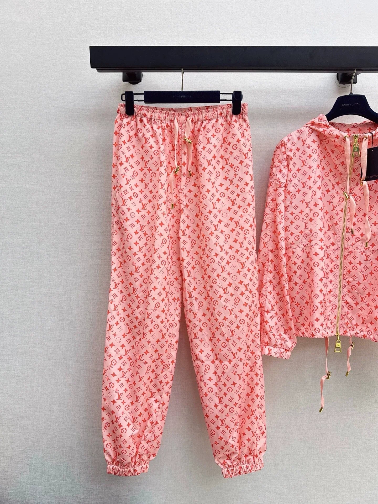 2025 Hooded printed jacket and pants set
