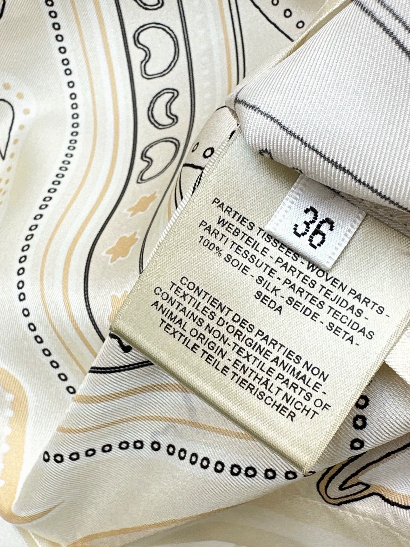 25fw Printed silk shirt