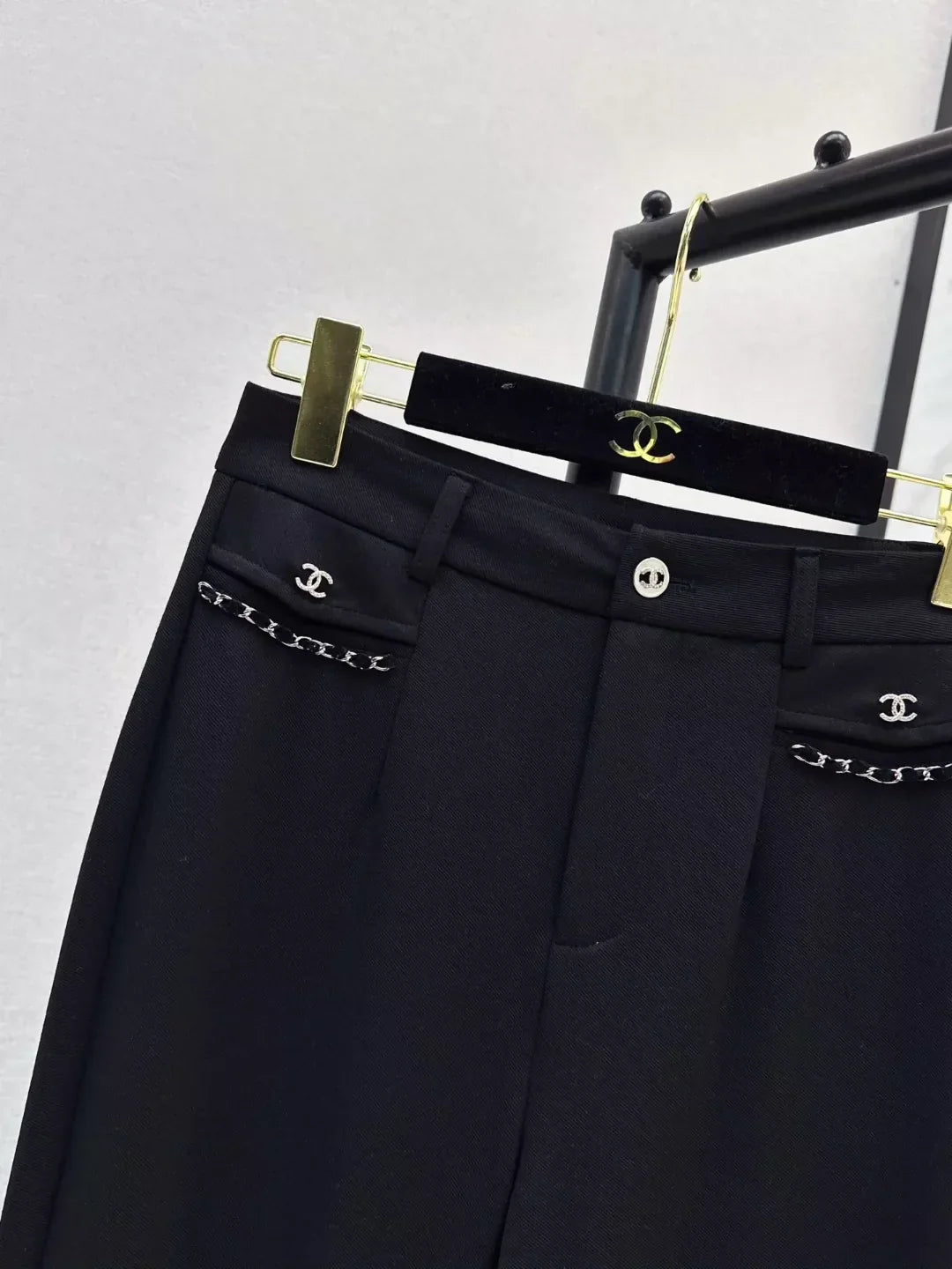 25fw Trumpet black pants