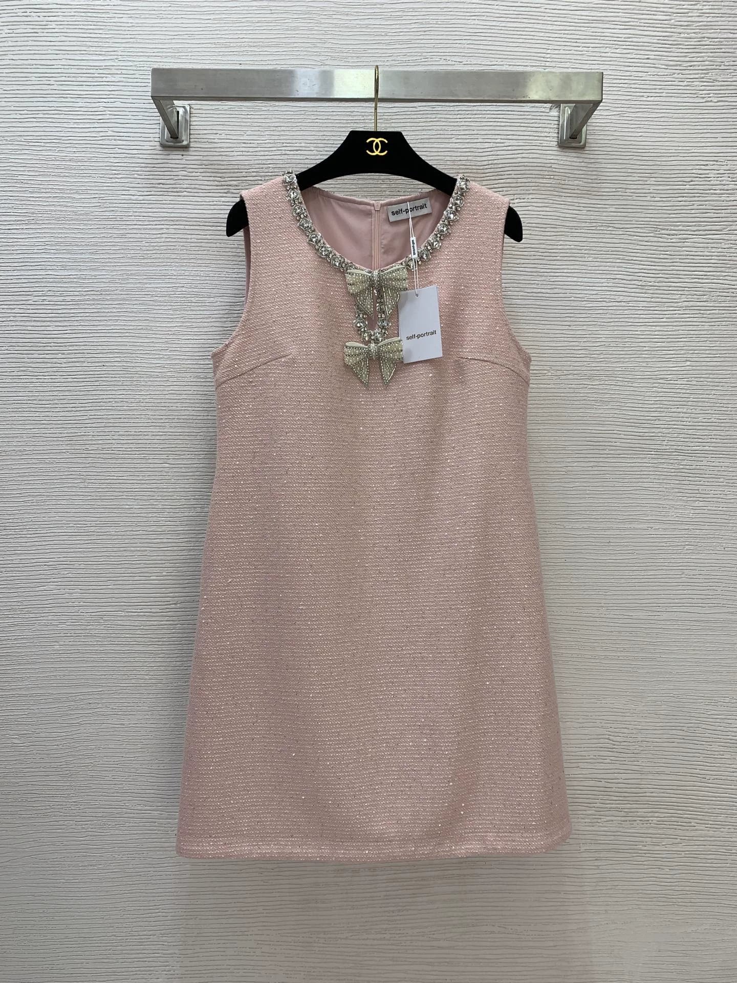 25fw Bow brooch decorative skirt