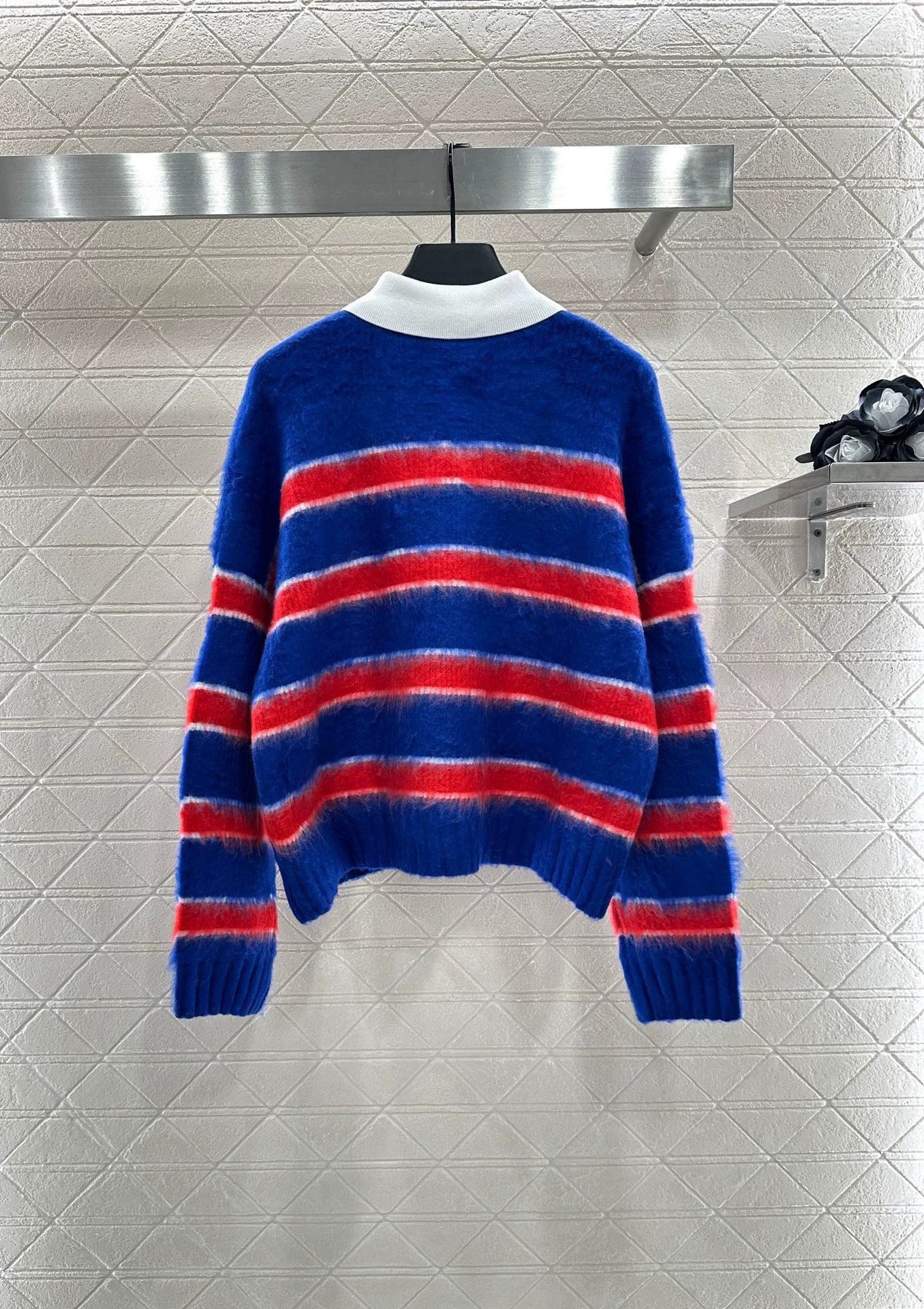 25fw New Striped Polo Sweater