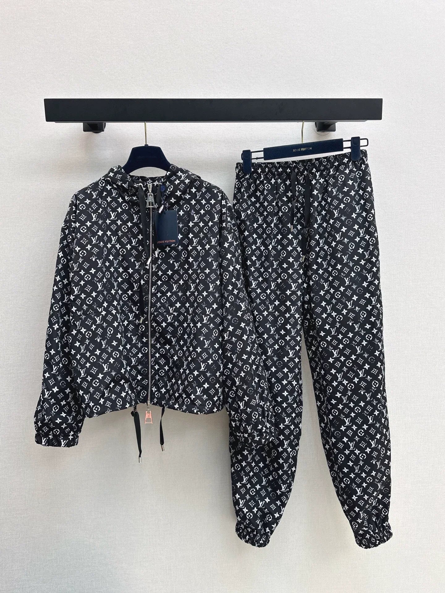 2025 Hooded printed jacket and pants set