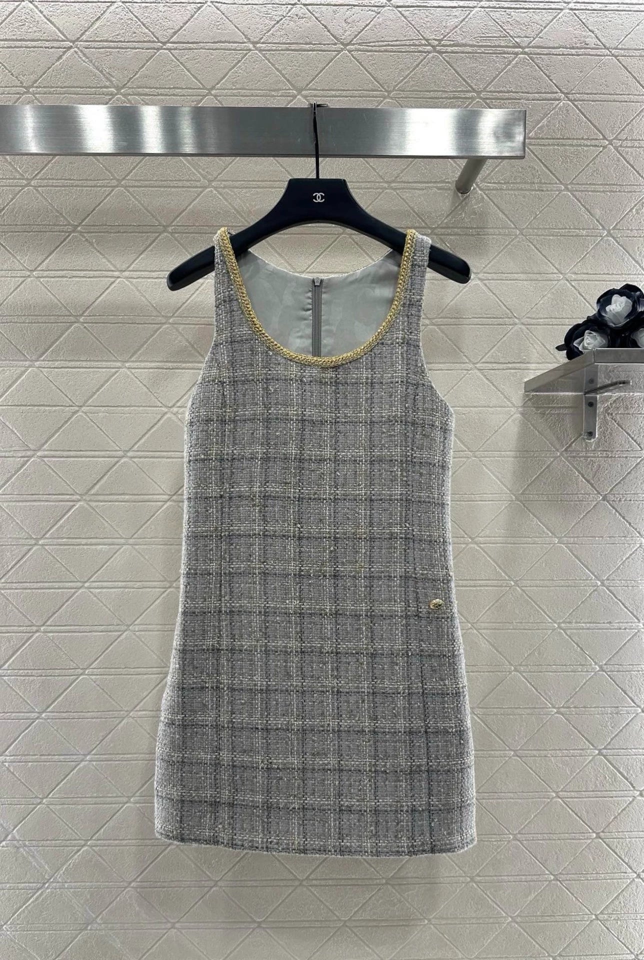 C 25 Wool woolen vest skirt