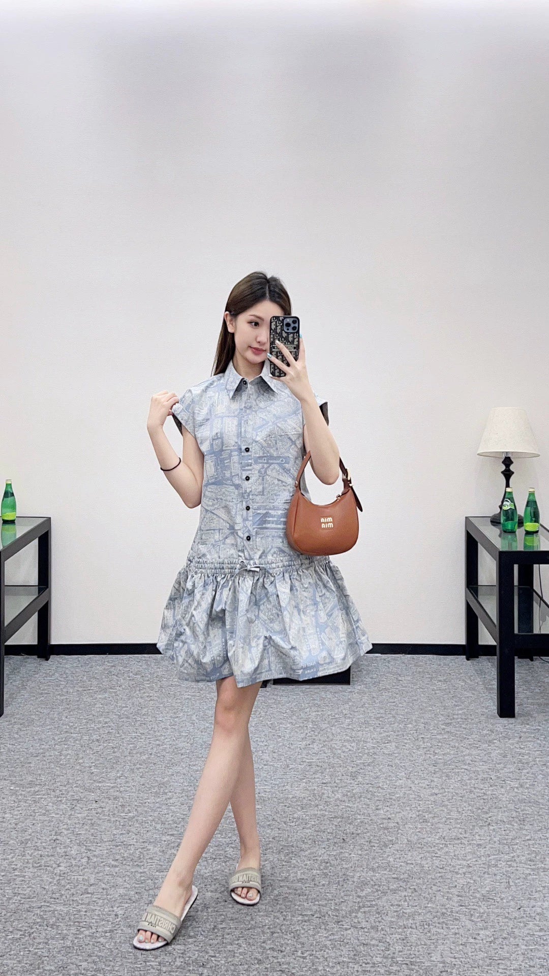 D 25 jacquard dress