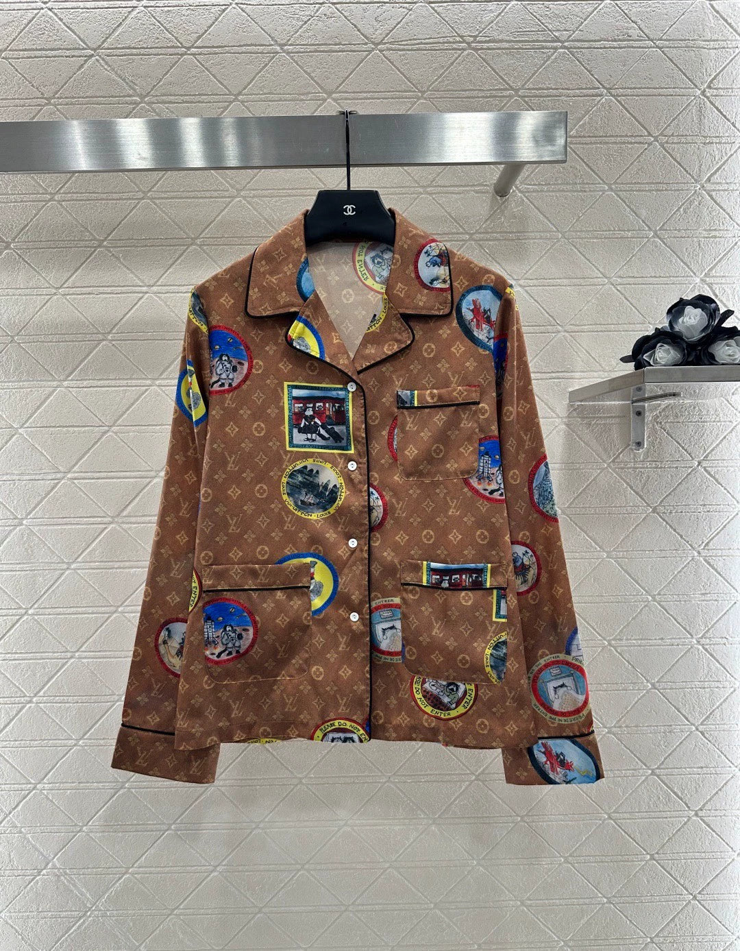 25fw Full printed pajamas