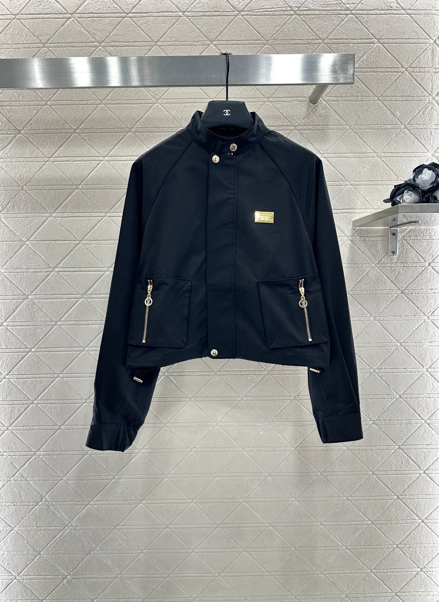 25fw stand collar zip-up jacket