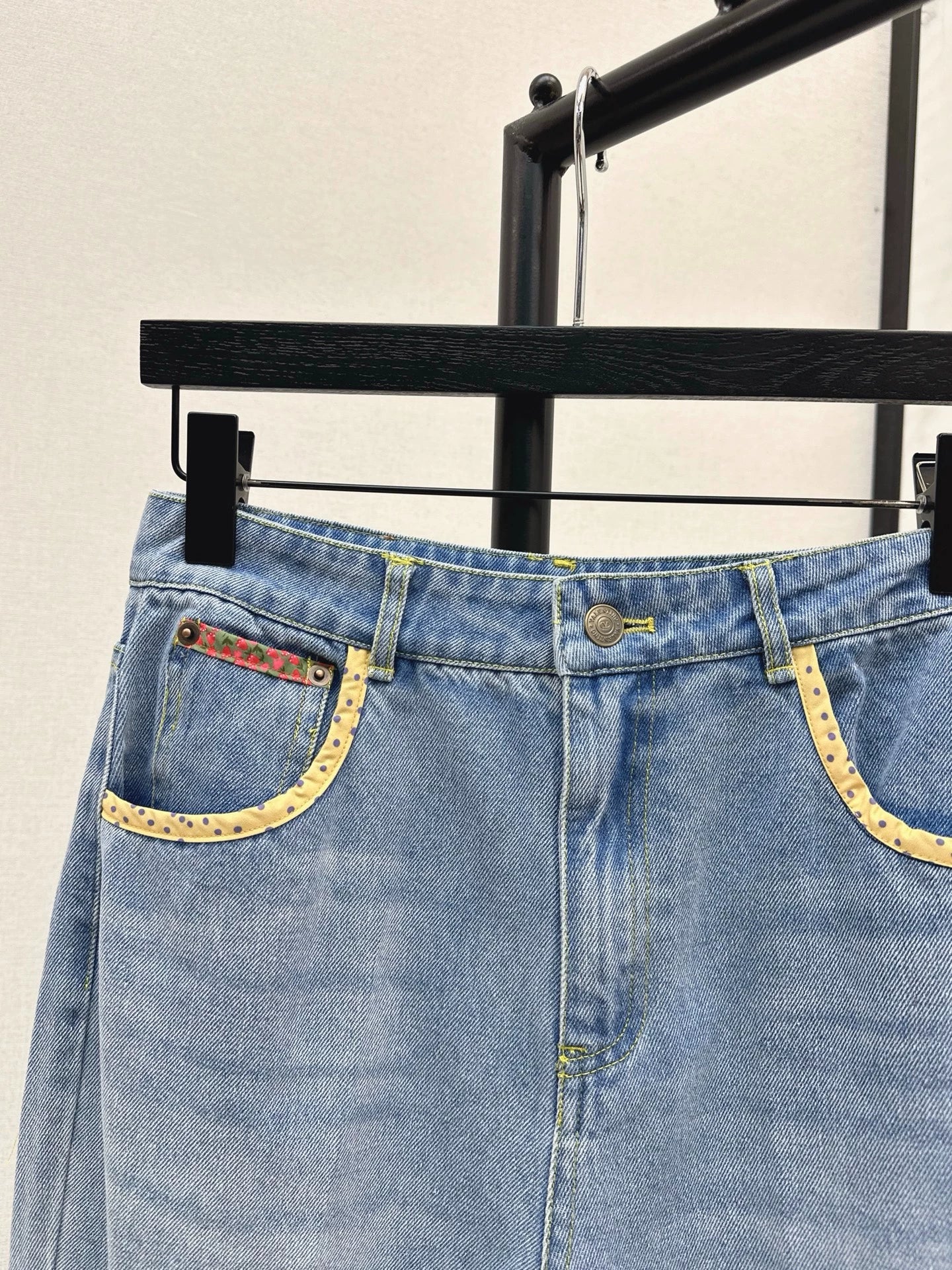 2025 Cowboy floral bound bead folding pants