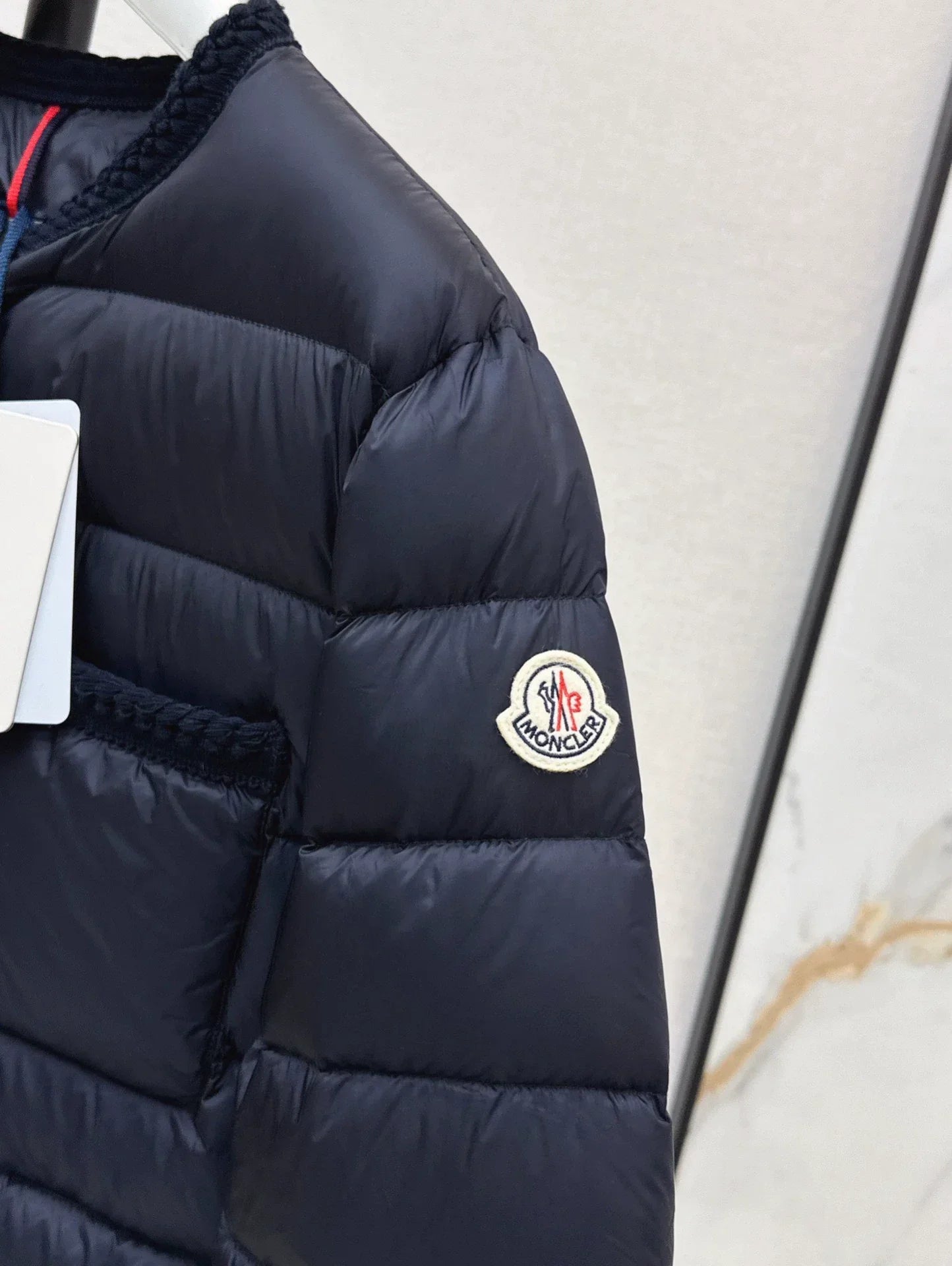 25fw Knitted and spliced down jacket