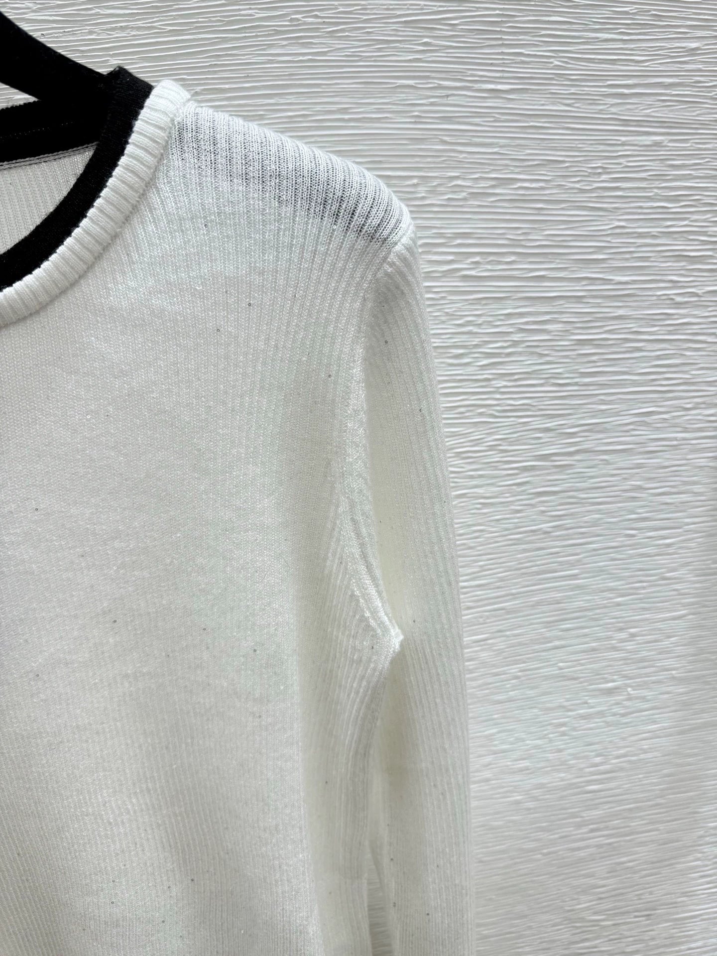 25fw Color blocked knitted sweater