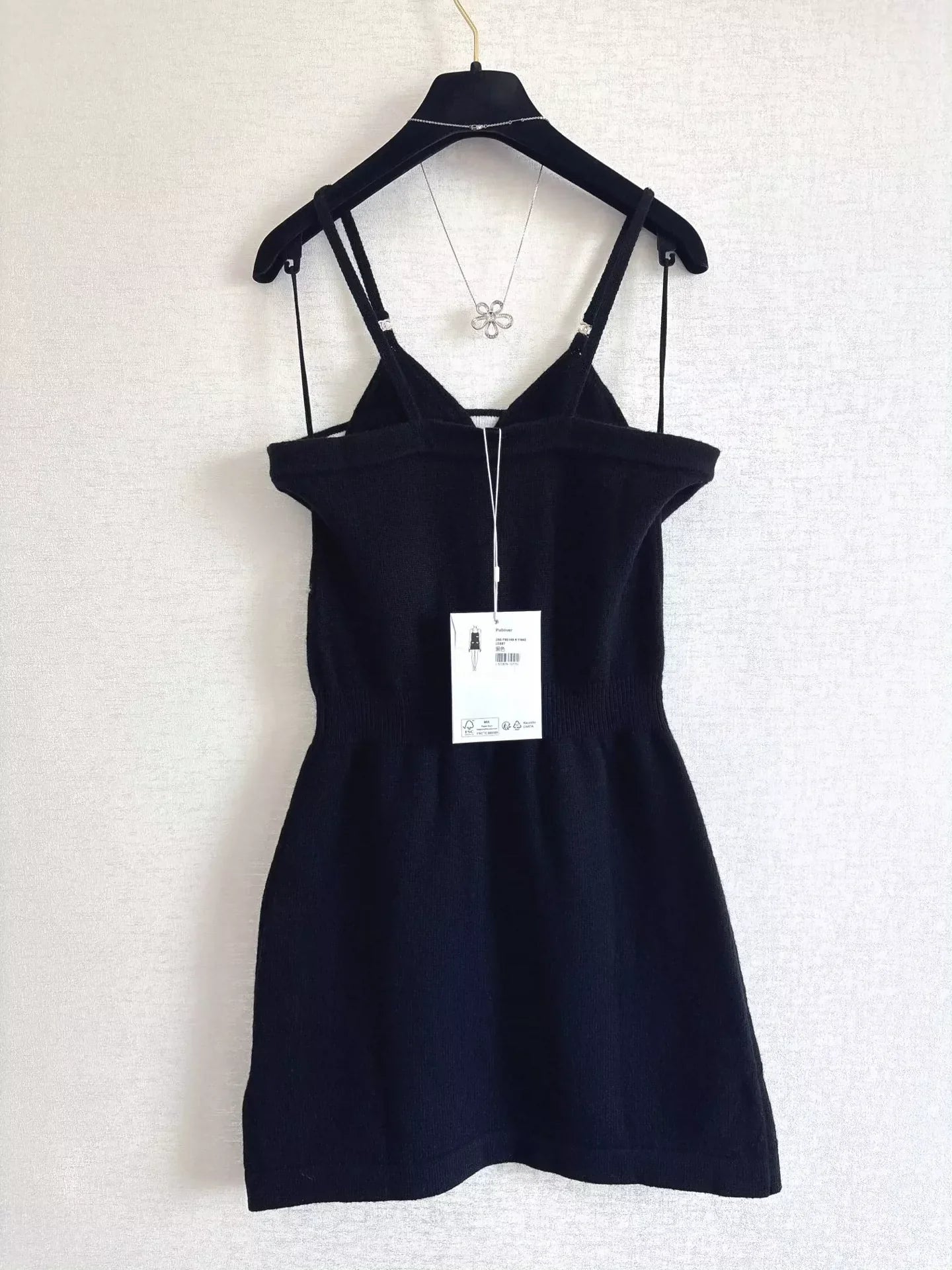 25fw Knitted camisole dress