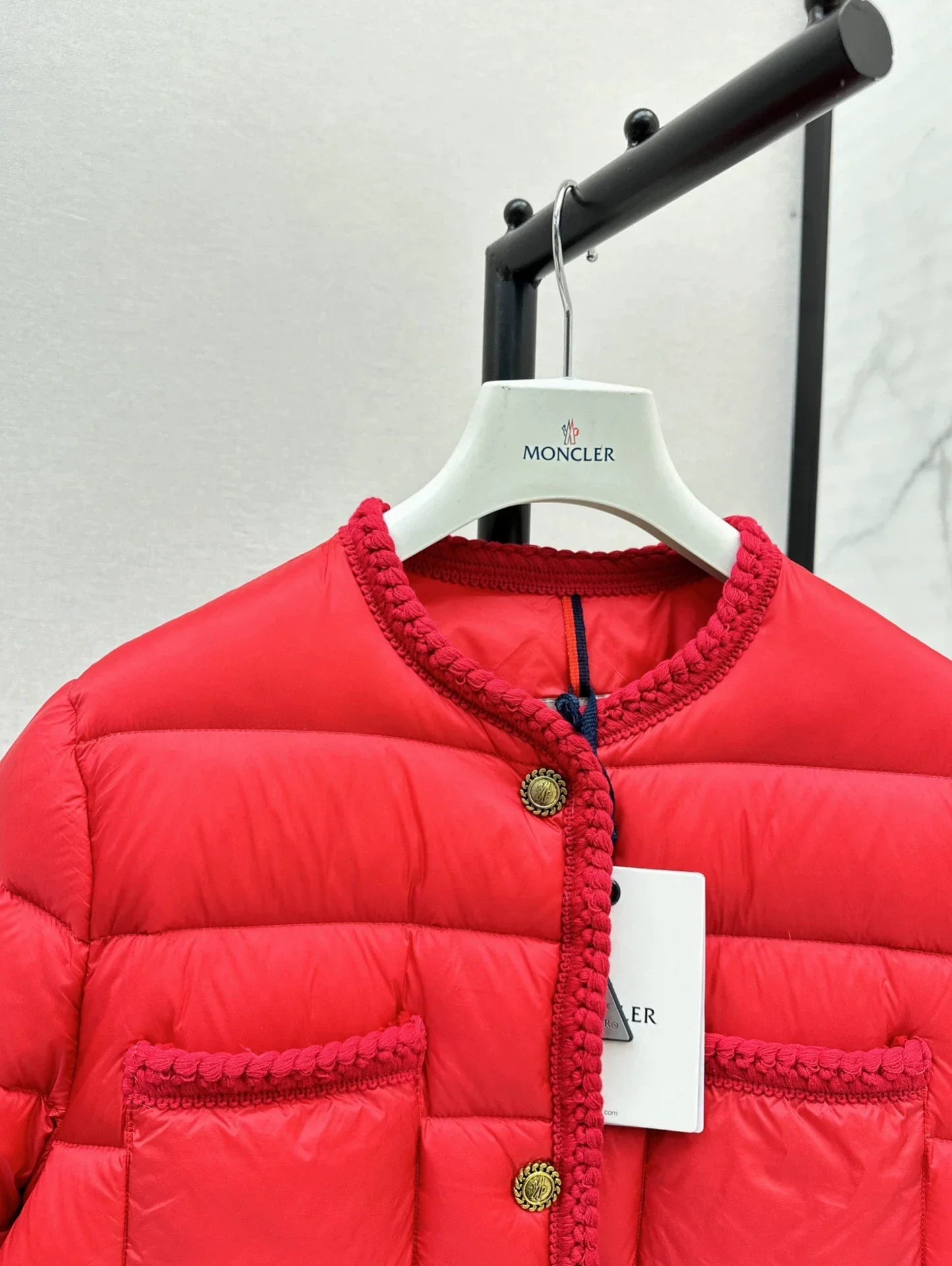 25fw Knitted and spliced down jacket