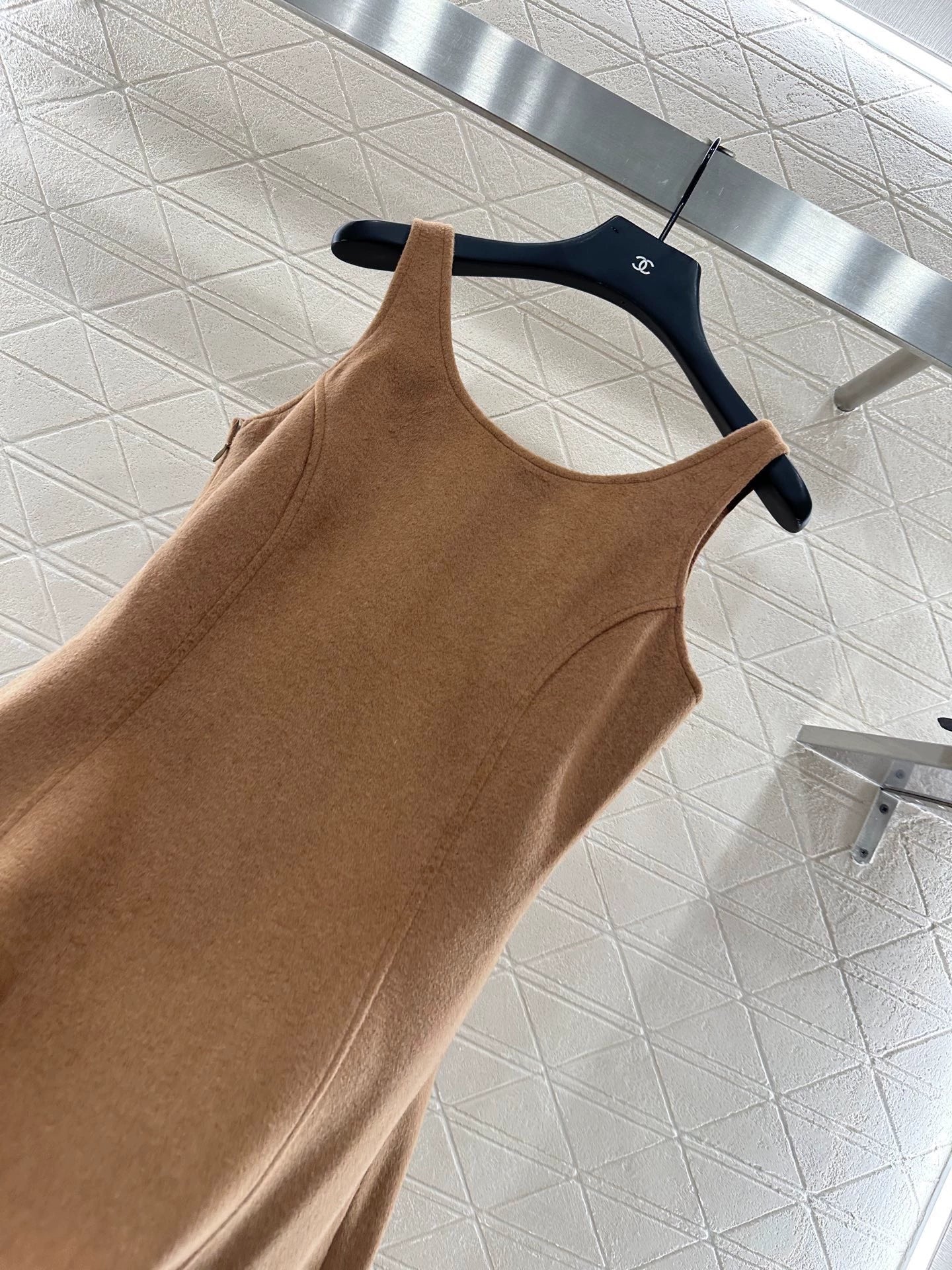 25fw woolen vest dress