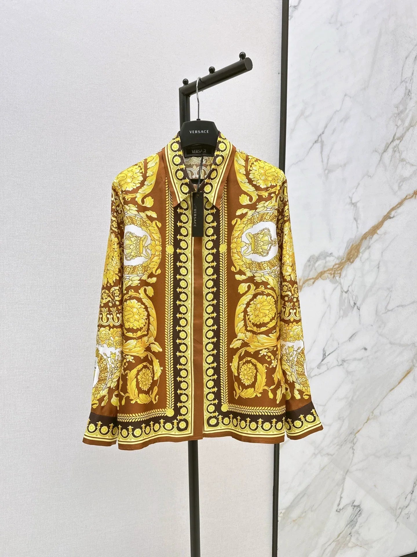 2025 Printed silk shirt