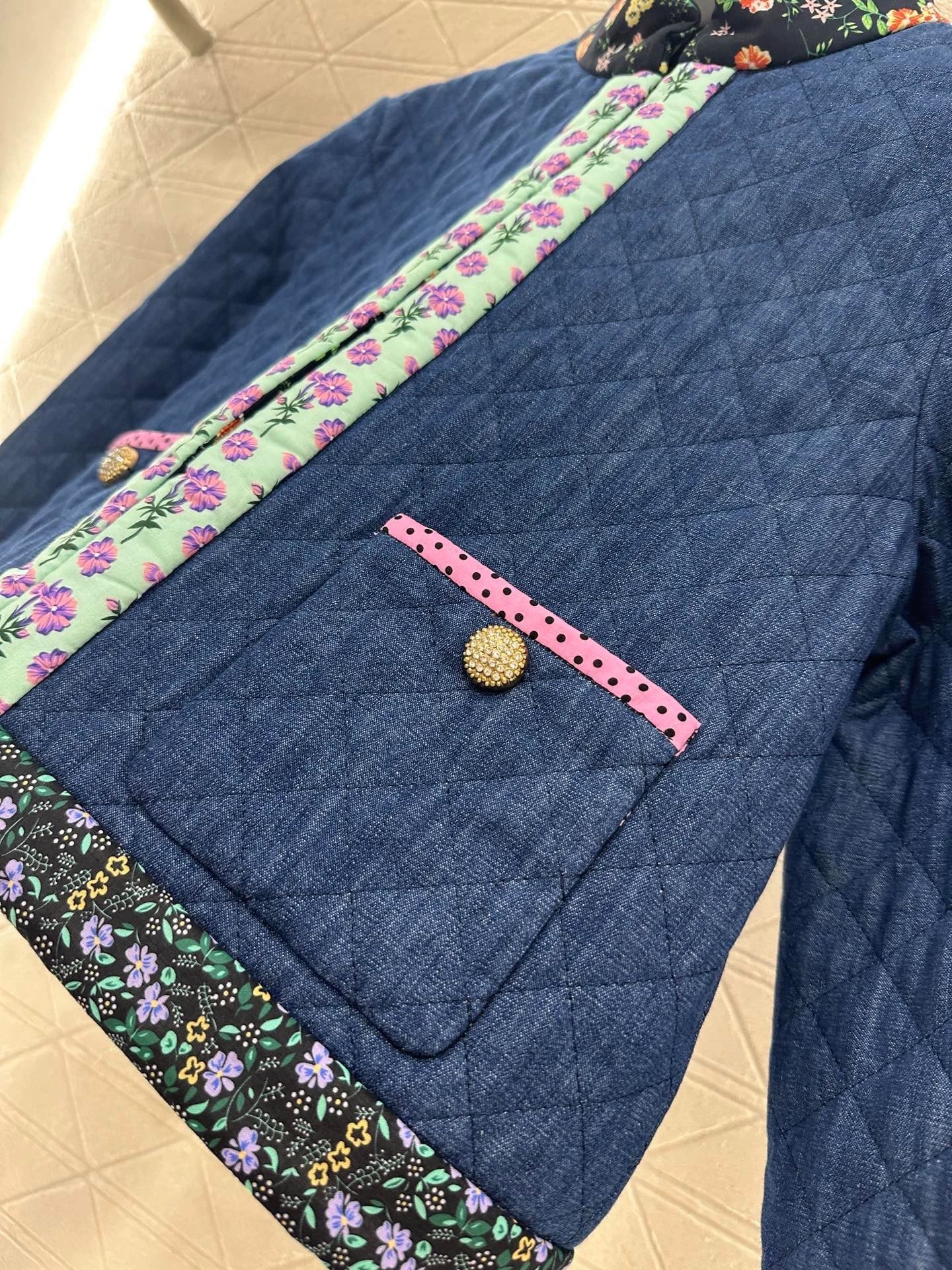 Val 25 Diamond-patterned jacket