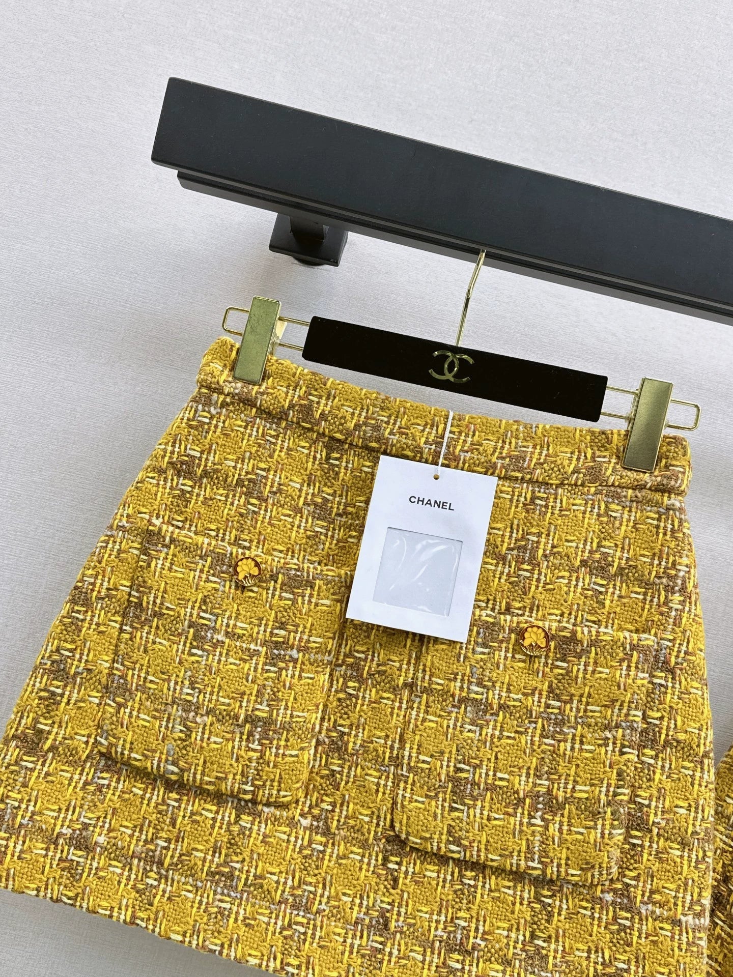 25fw Weaving A-line skirt
