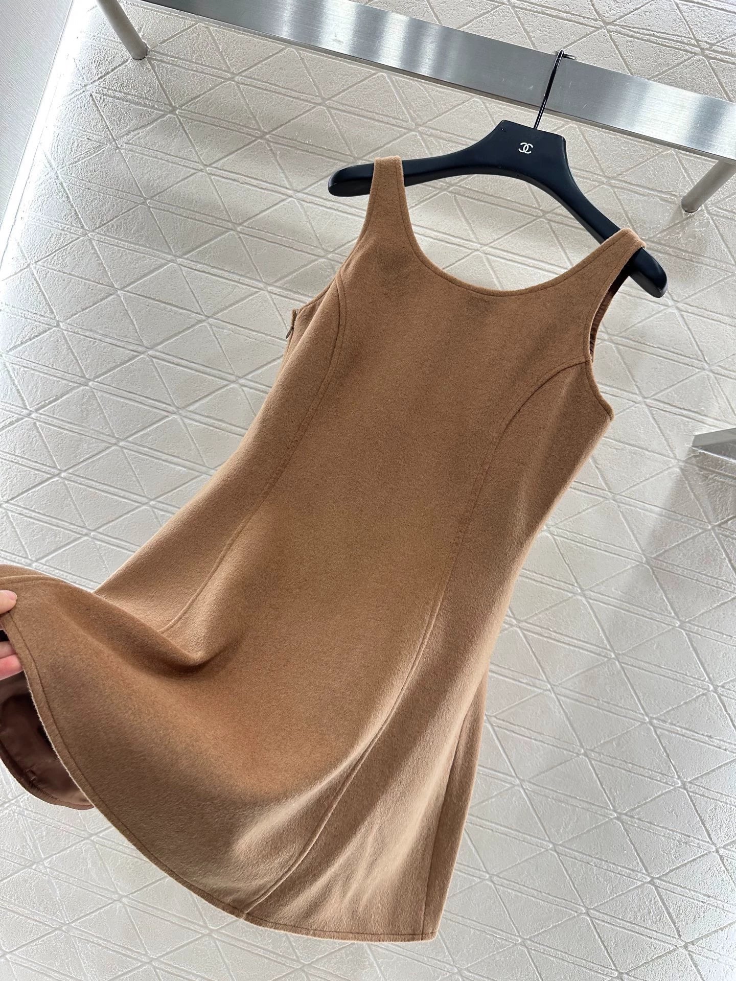25fw woolen vest dress