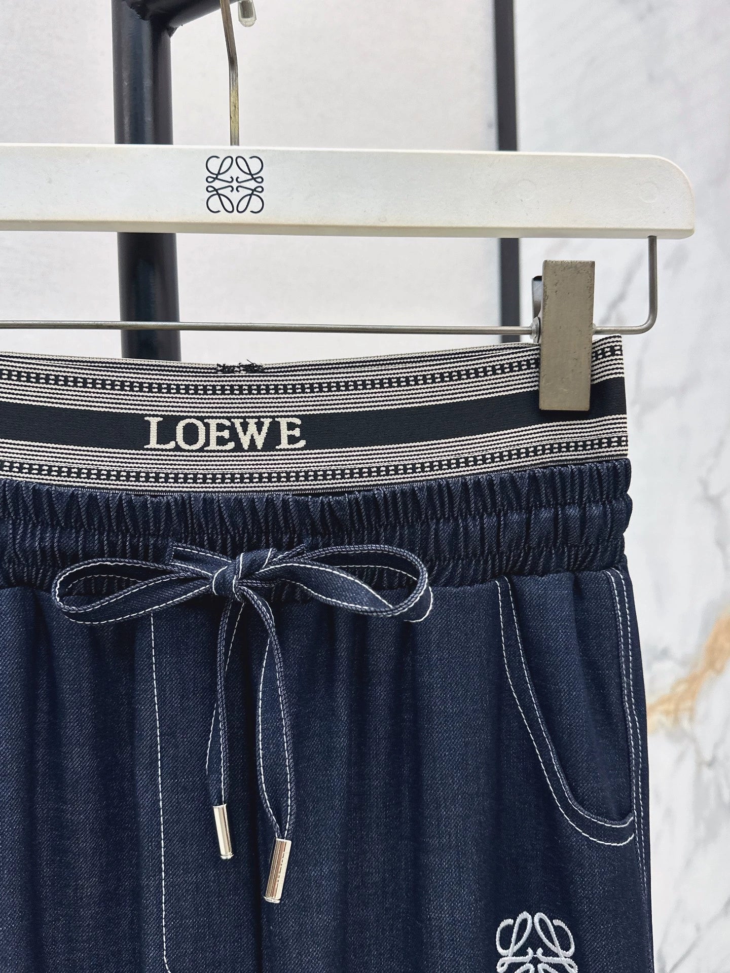 2025 Wide leg straight leg drawstring pants