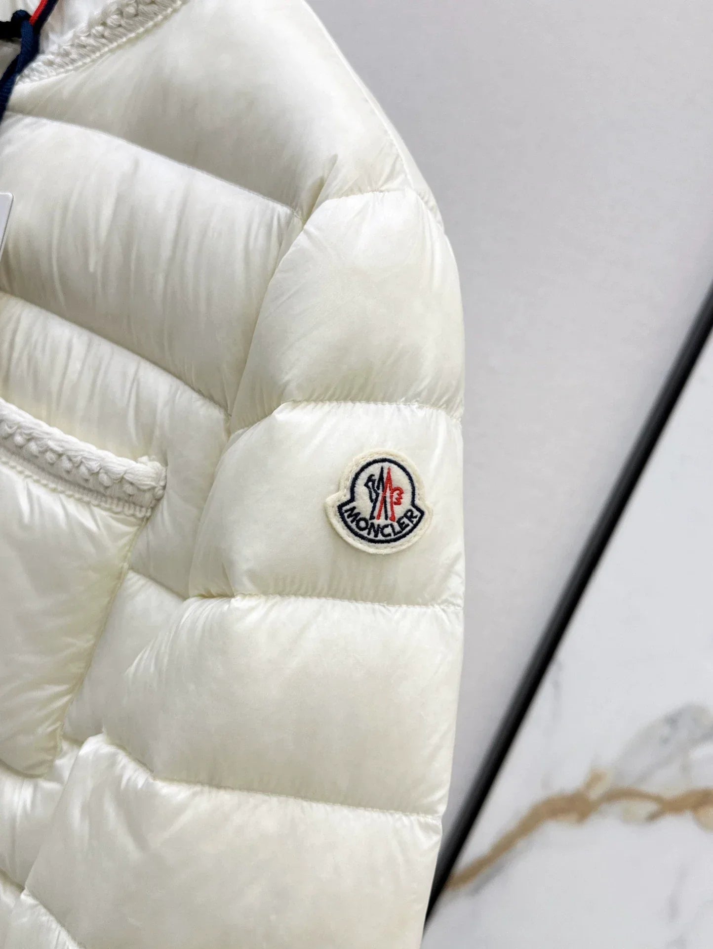 25fw Knitted and spliced down jacket