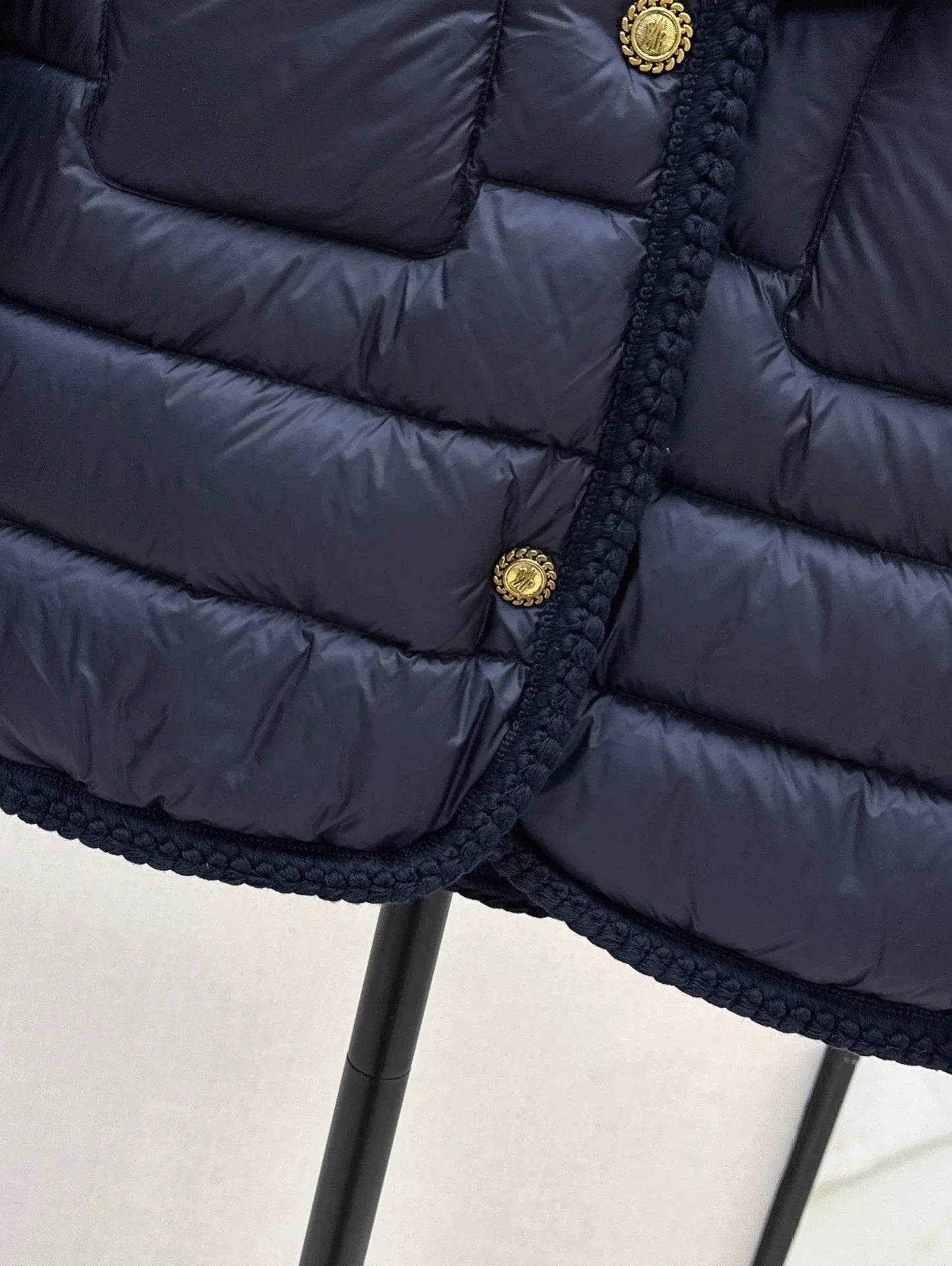 25fw Knitted and spliced down jacket