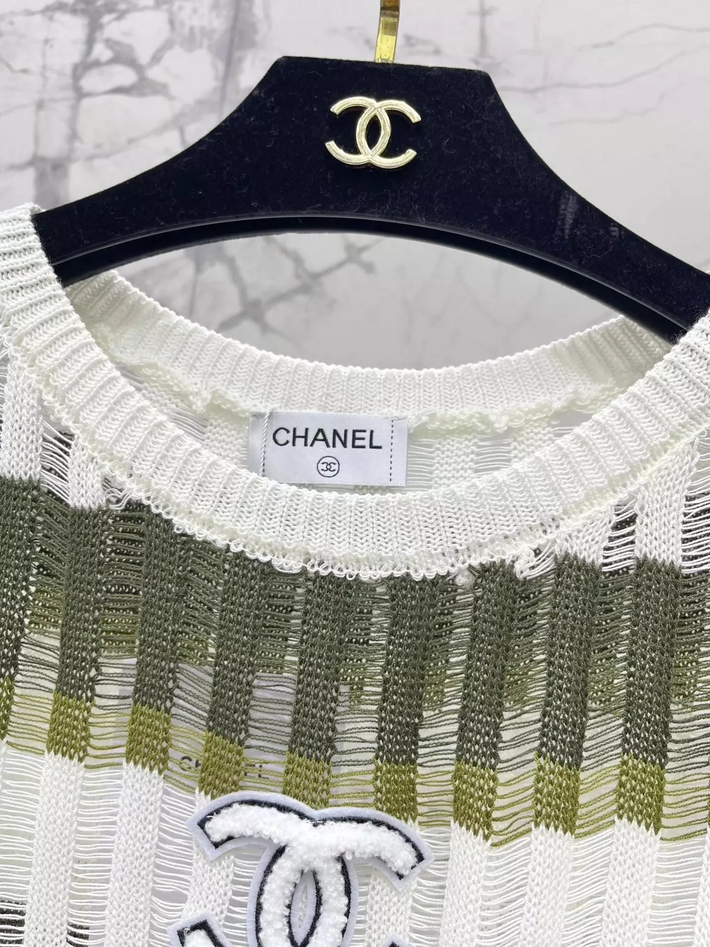 25fw Striped knitted sweater