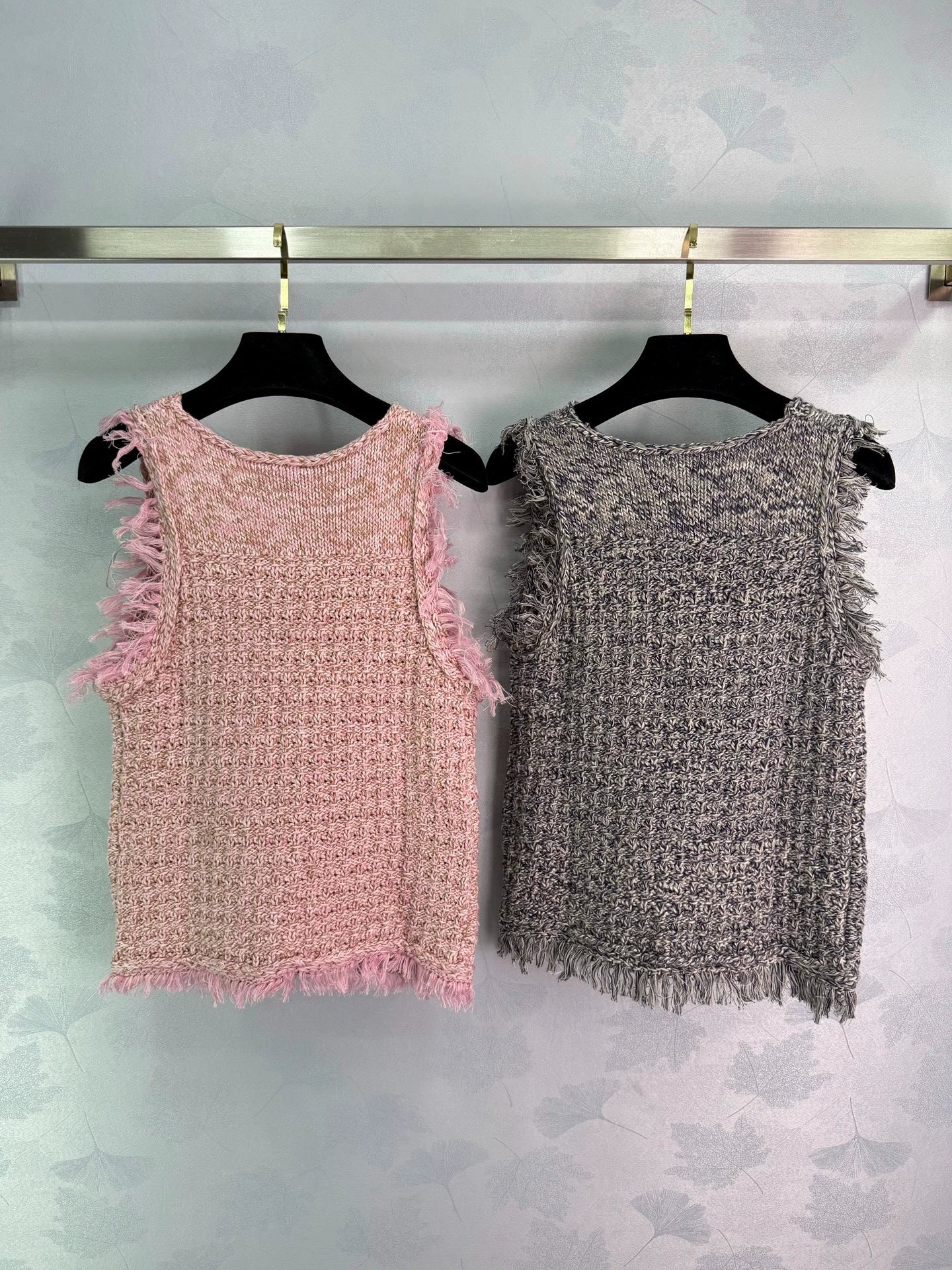 2025 fringed knitted vest
