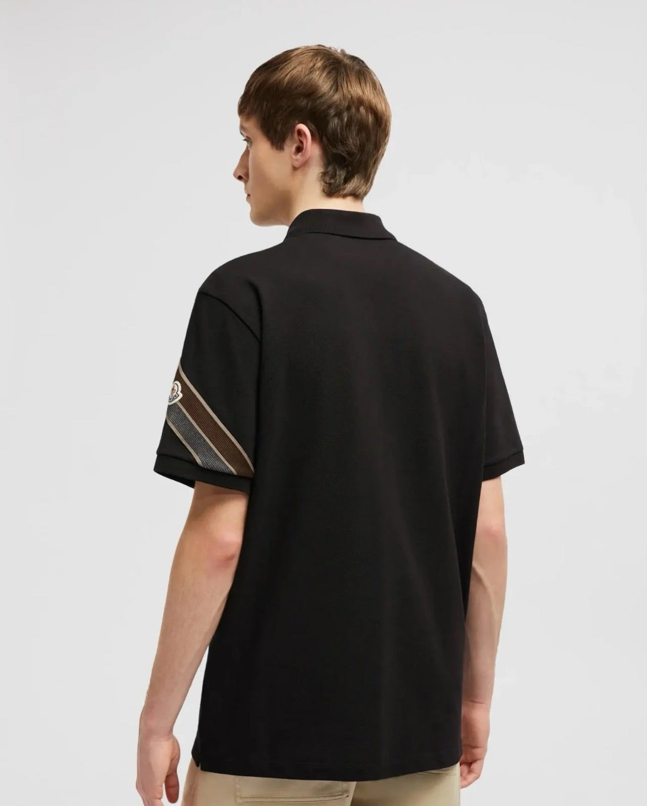 25ss cuff webbing Polo short sleeved shirt