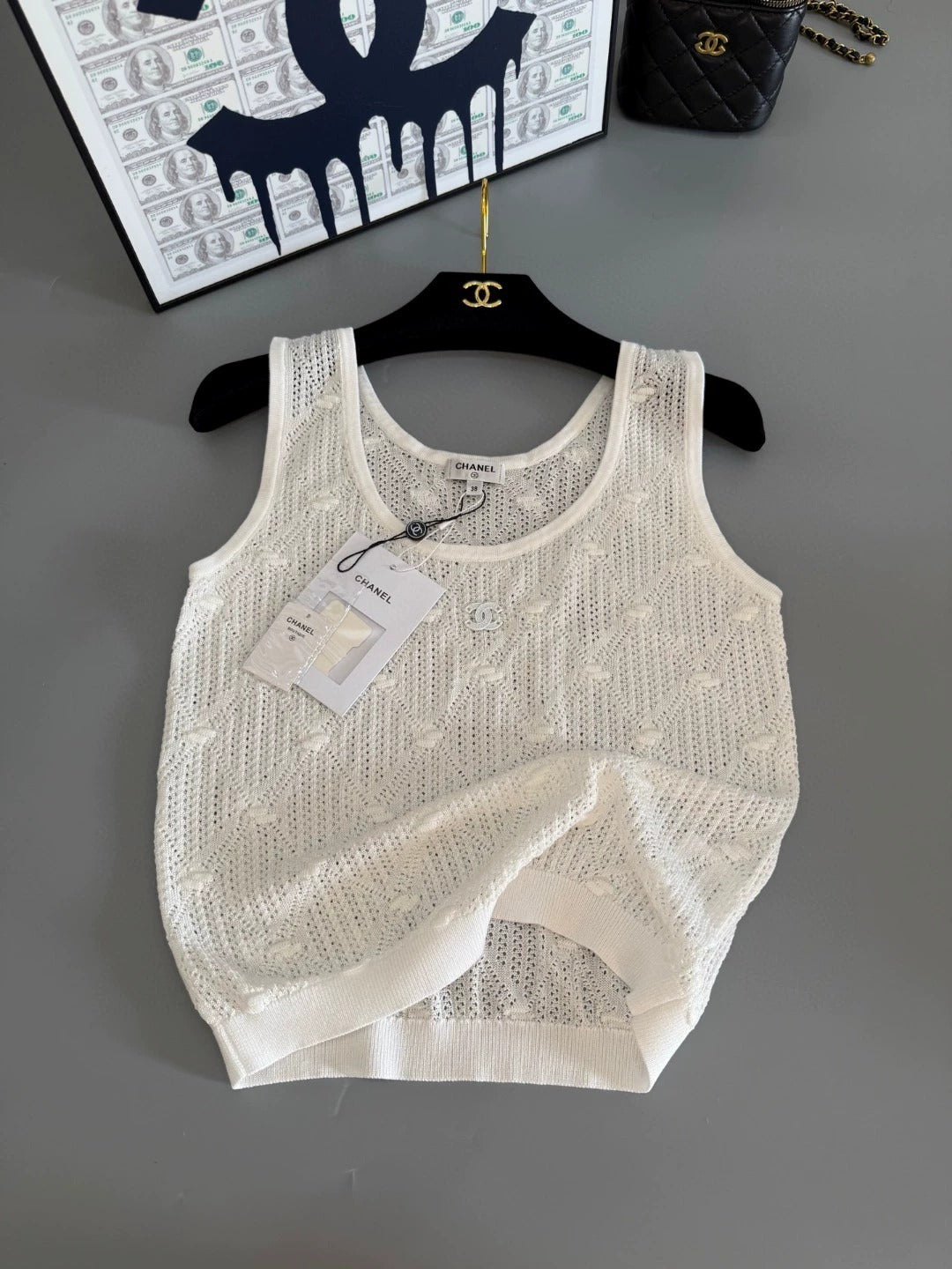 25 new diamond texture knitted vest