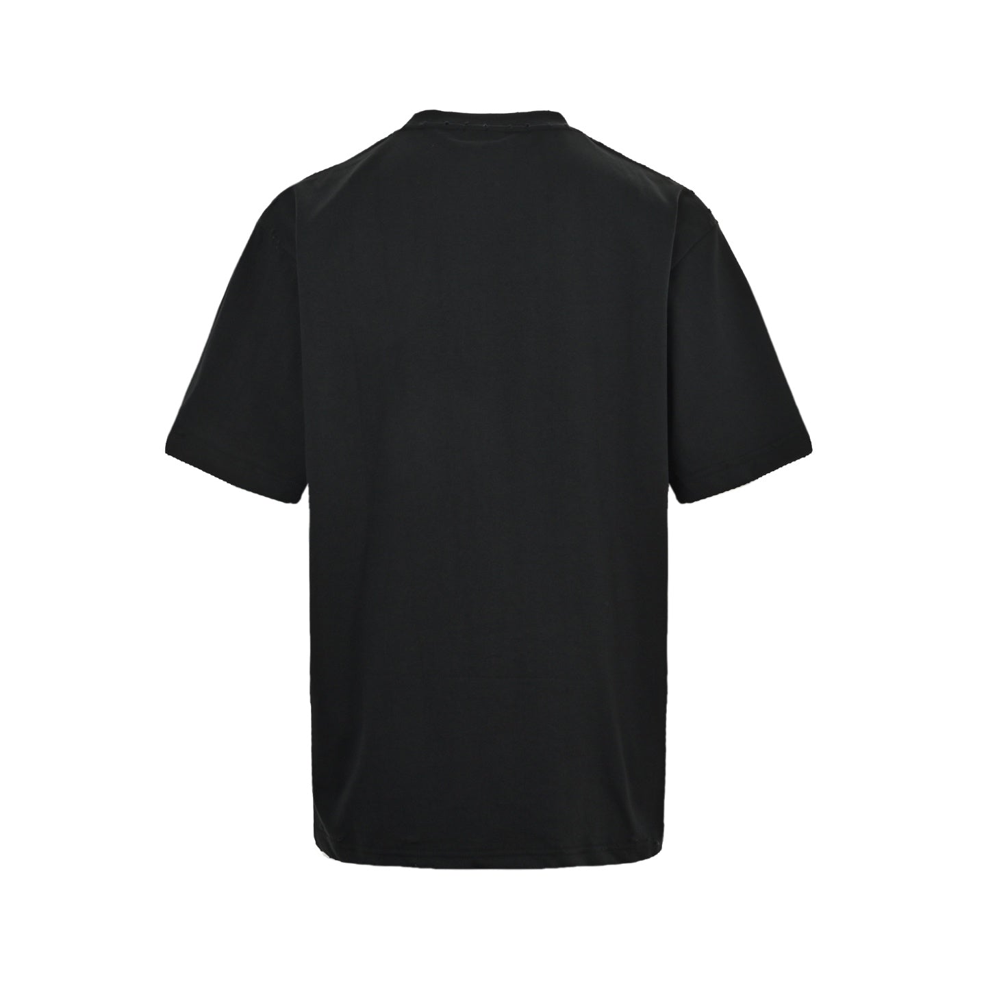 logo dissolving frayed short sleeves