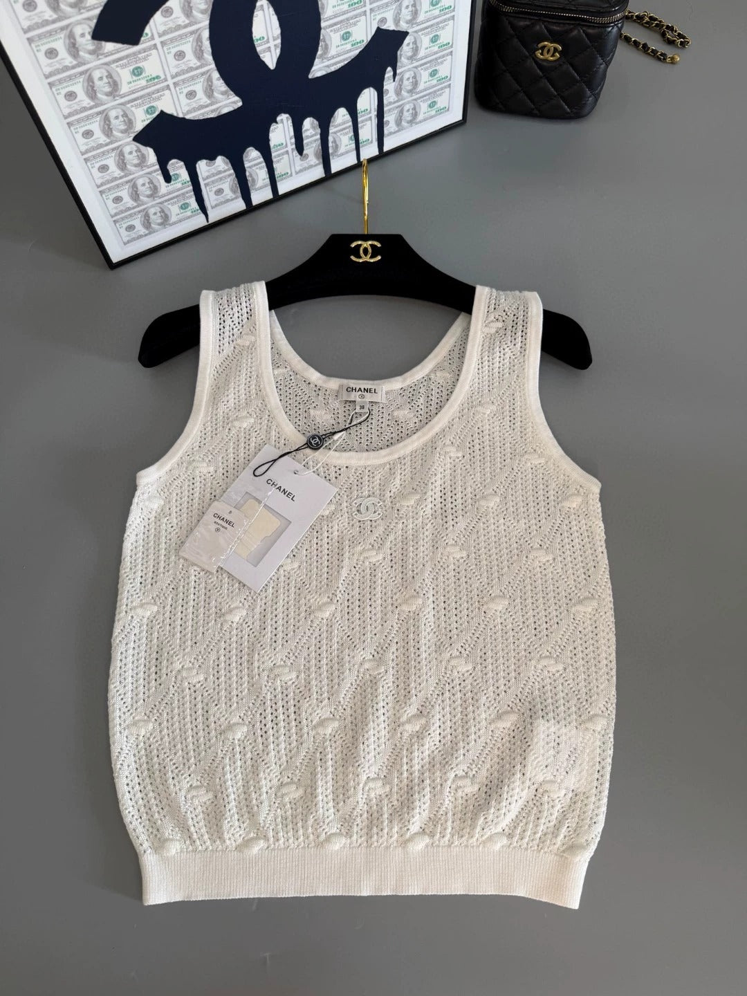 25 new diamond texture knitted vest