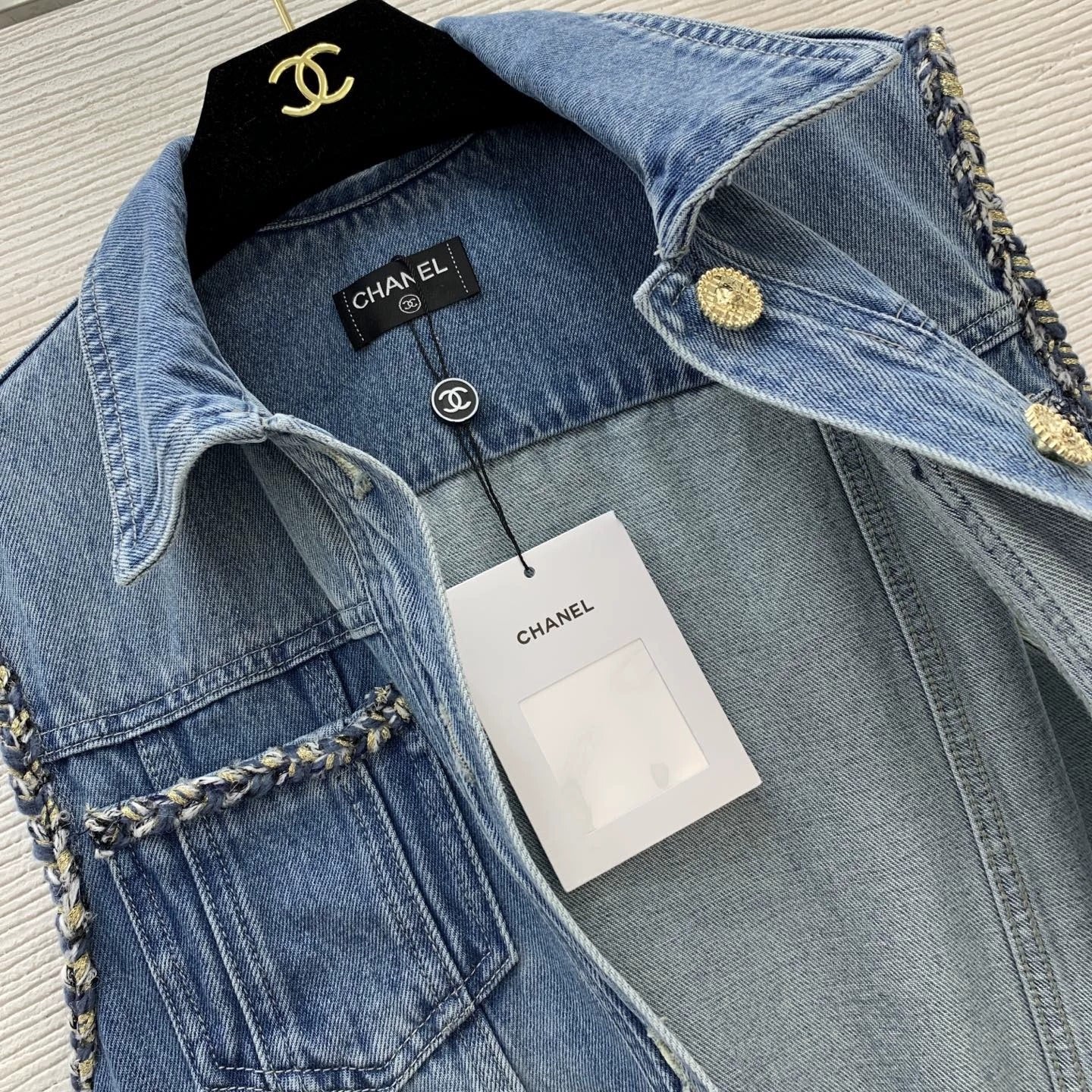 25 new denim twist braided suit