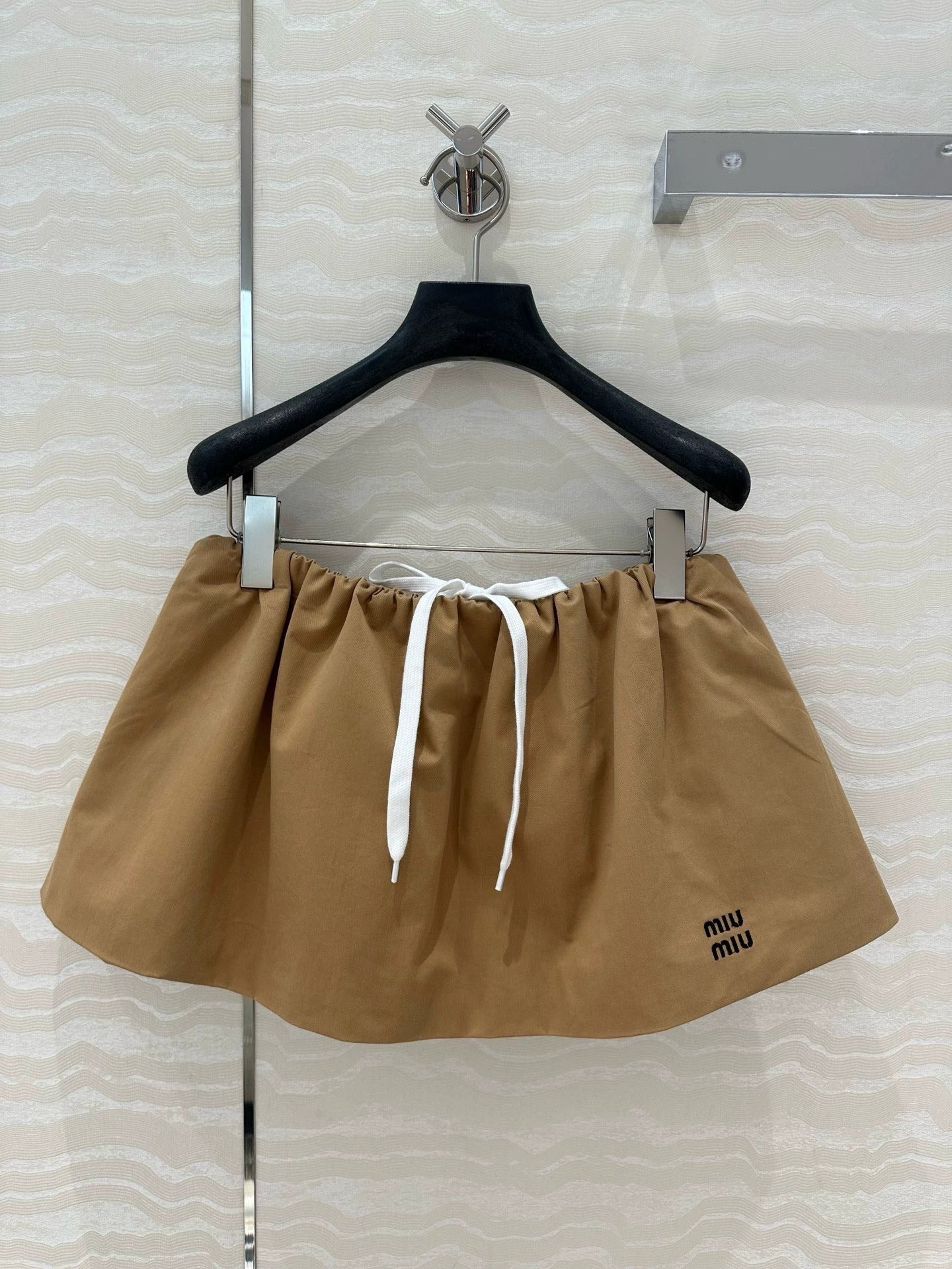 Double-layer flower bud puffy miniskirt