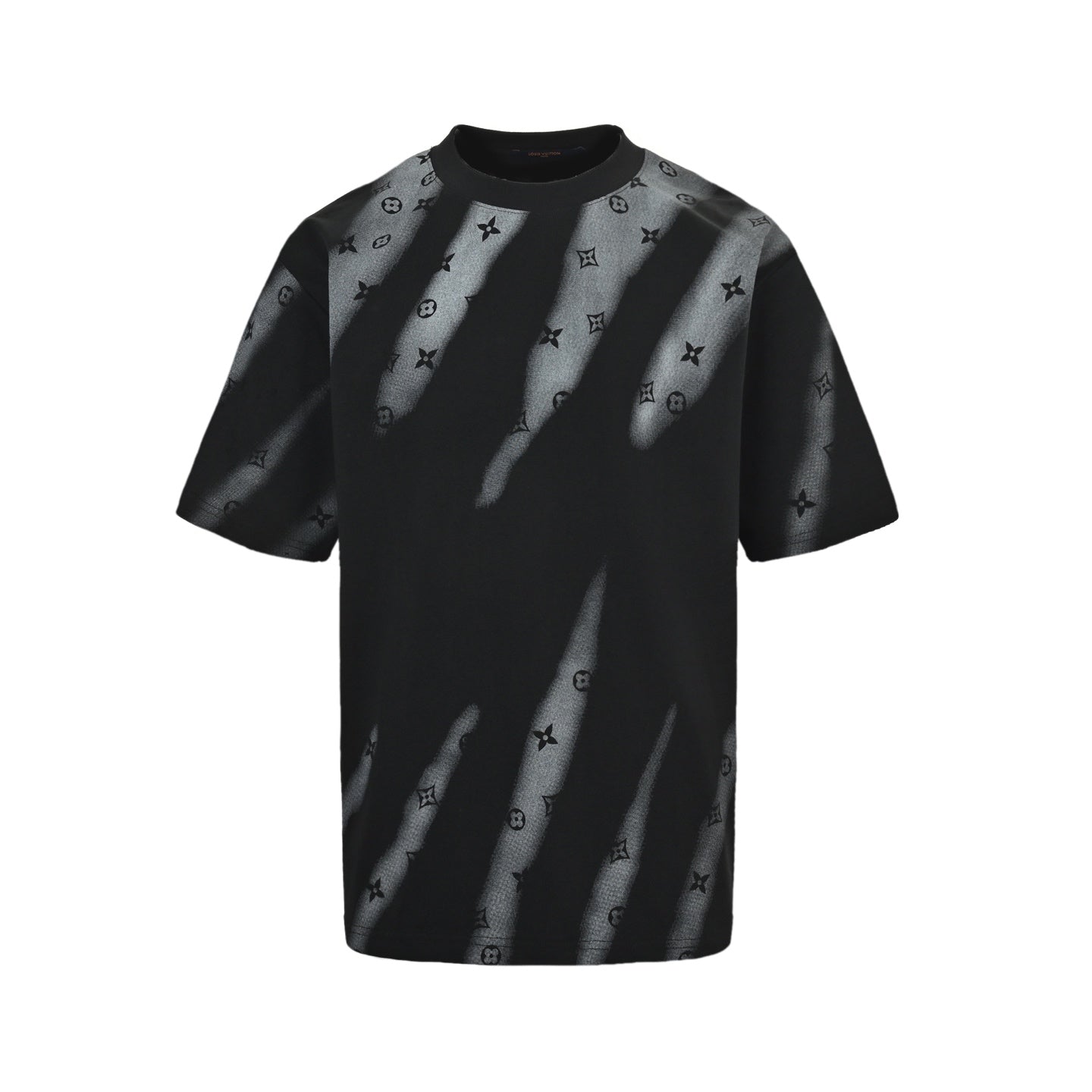 25ss Fully printed old flower splash ink rendering printed short sleeves