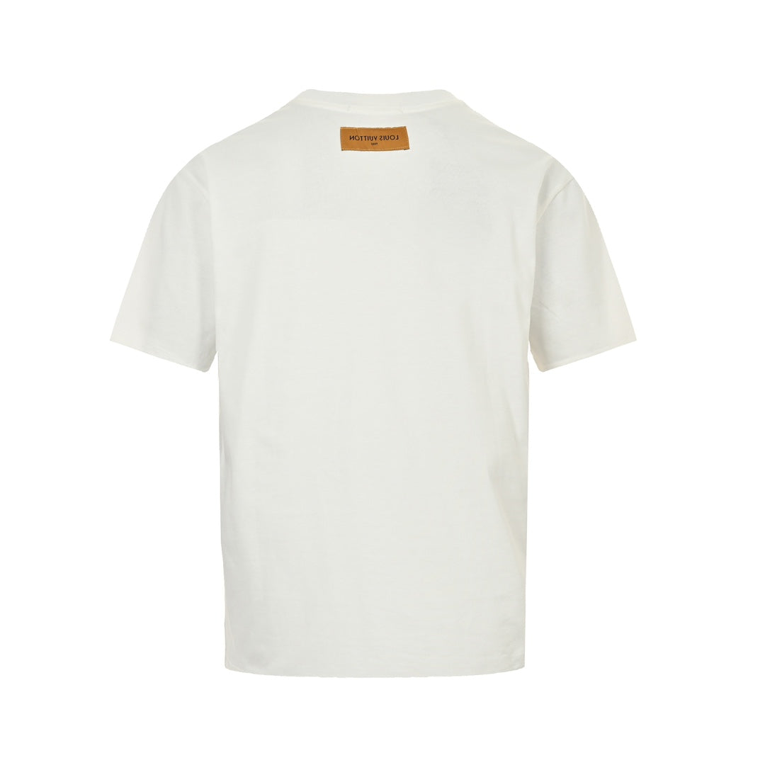 Towel embroidered letter short sleeves