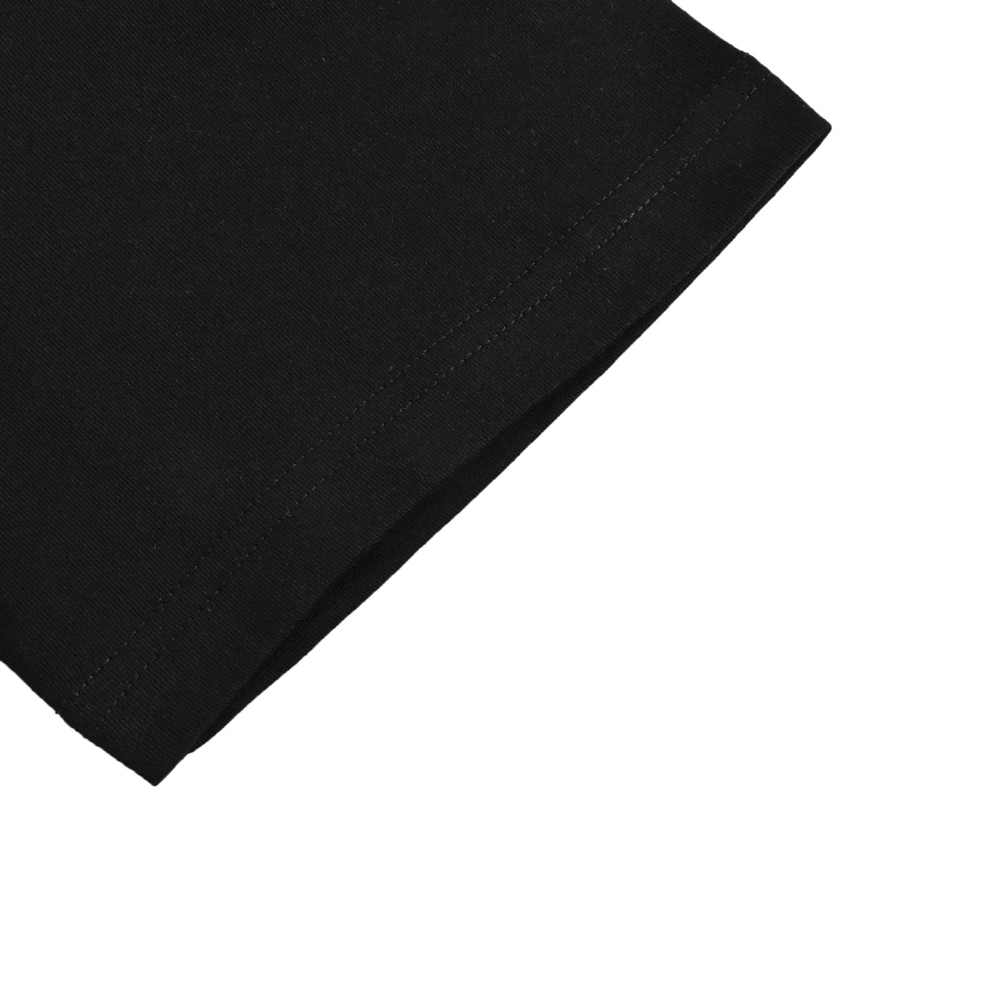 Dark pattern embroidered letter short sleeves