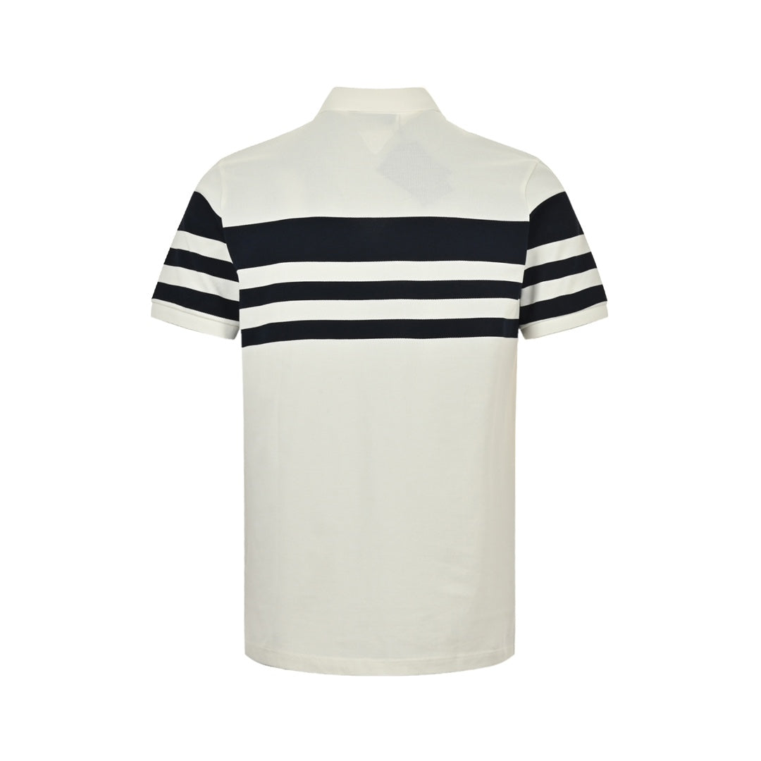 25SS Striped Polo Short Sleeve