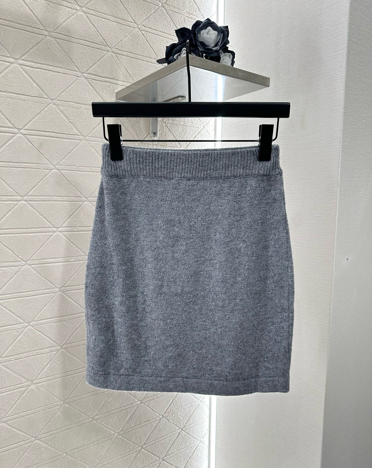 25 Knit Cardigan and Skirt Set