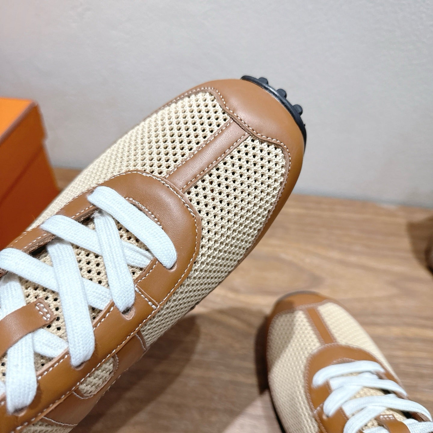 HM 25 Kiatsu Sneaker Brown Mesh Calfskin 329538