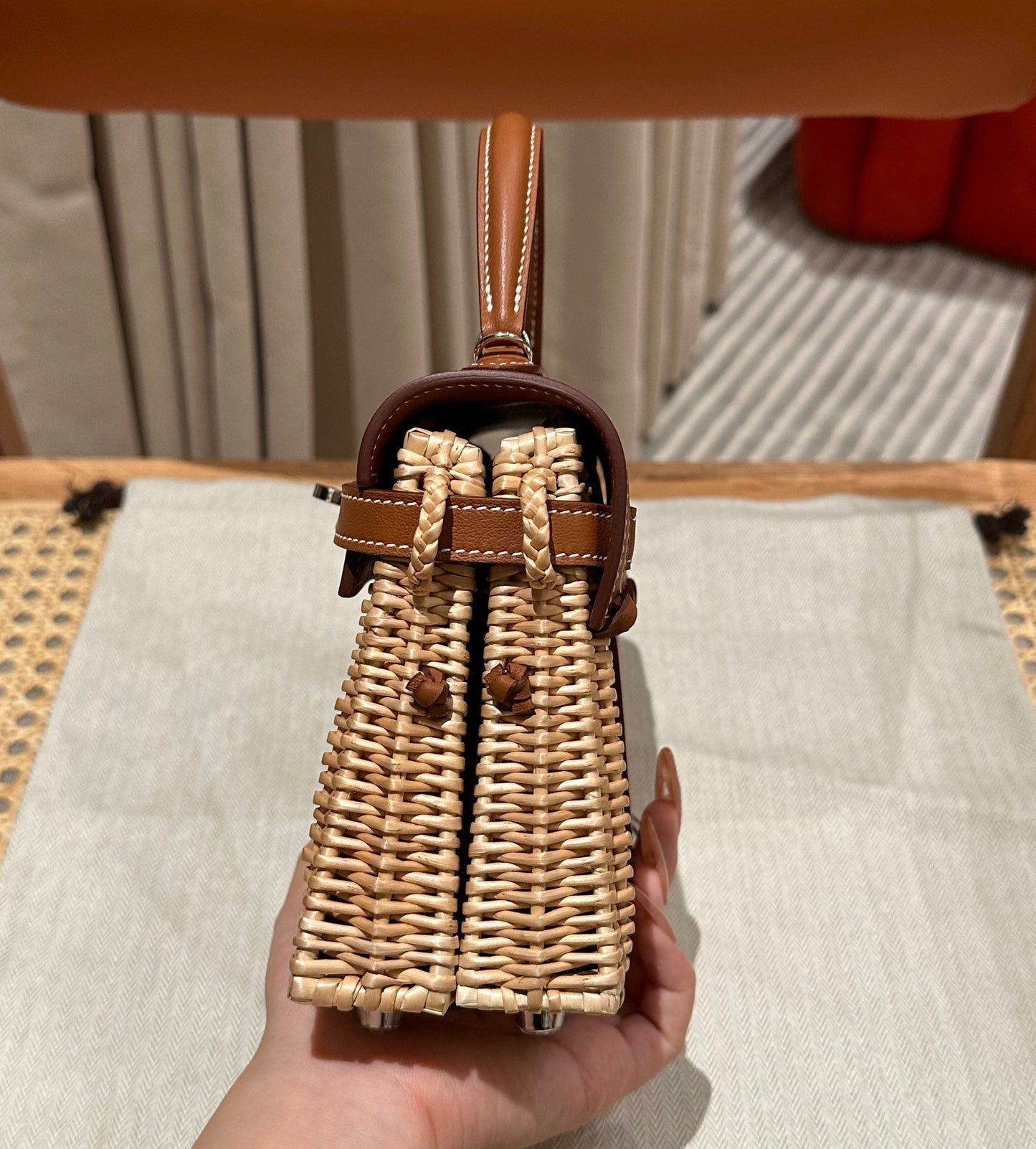 Kelly 20 Picnic Gold Bamboo And Rattan