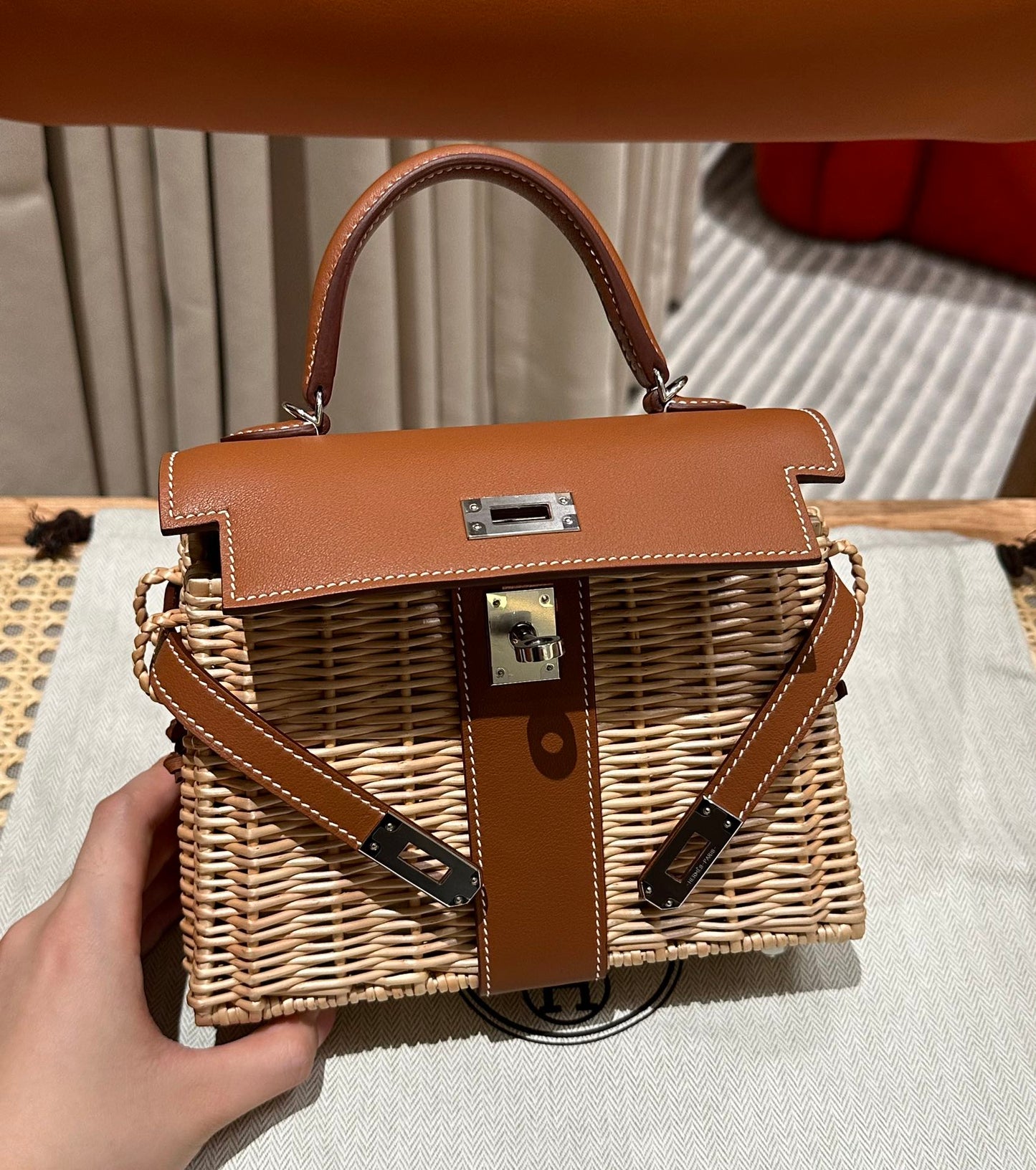 Kelly 20 Picnic Gold Bamboo And Rattan