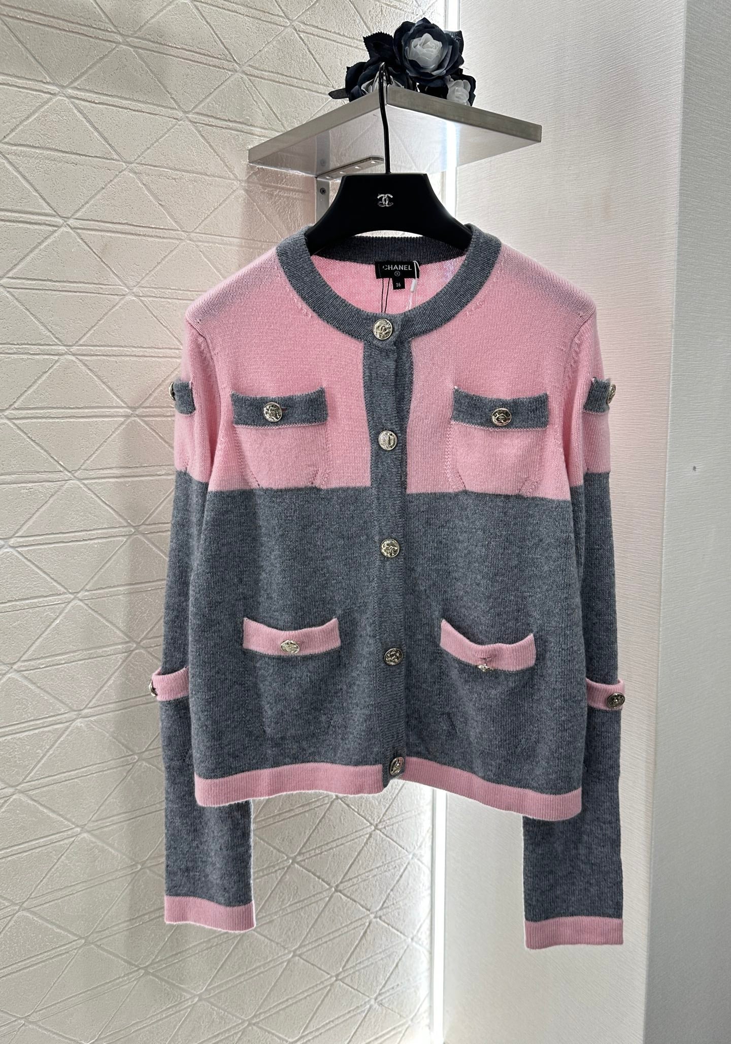 25 Knit Cardigan and Skirt Set