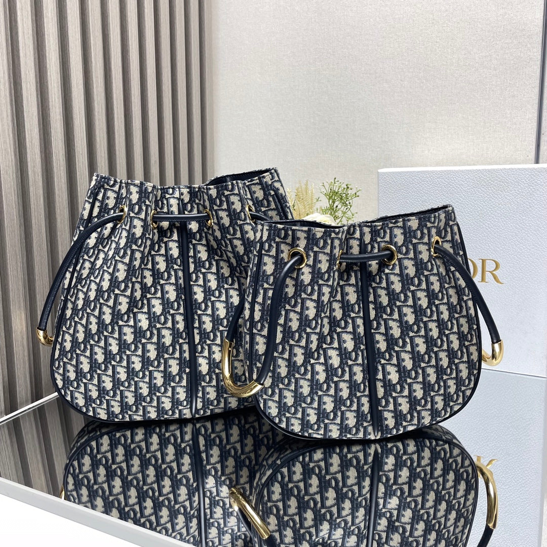 Medium / Large Nolita Bag Blue Oblique Jacquard
