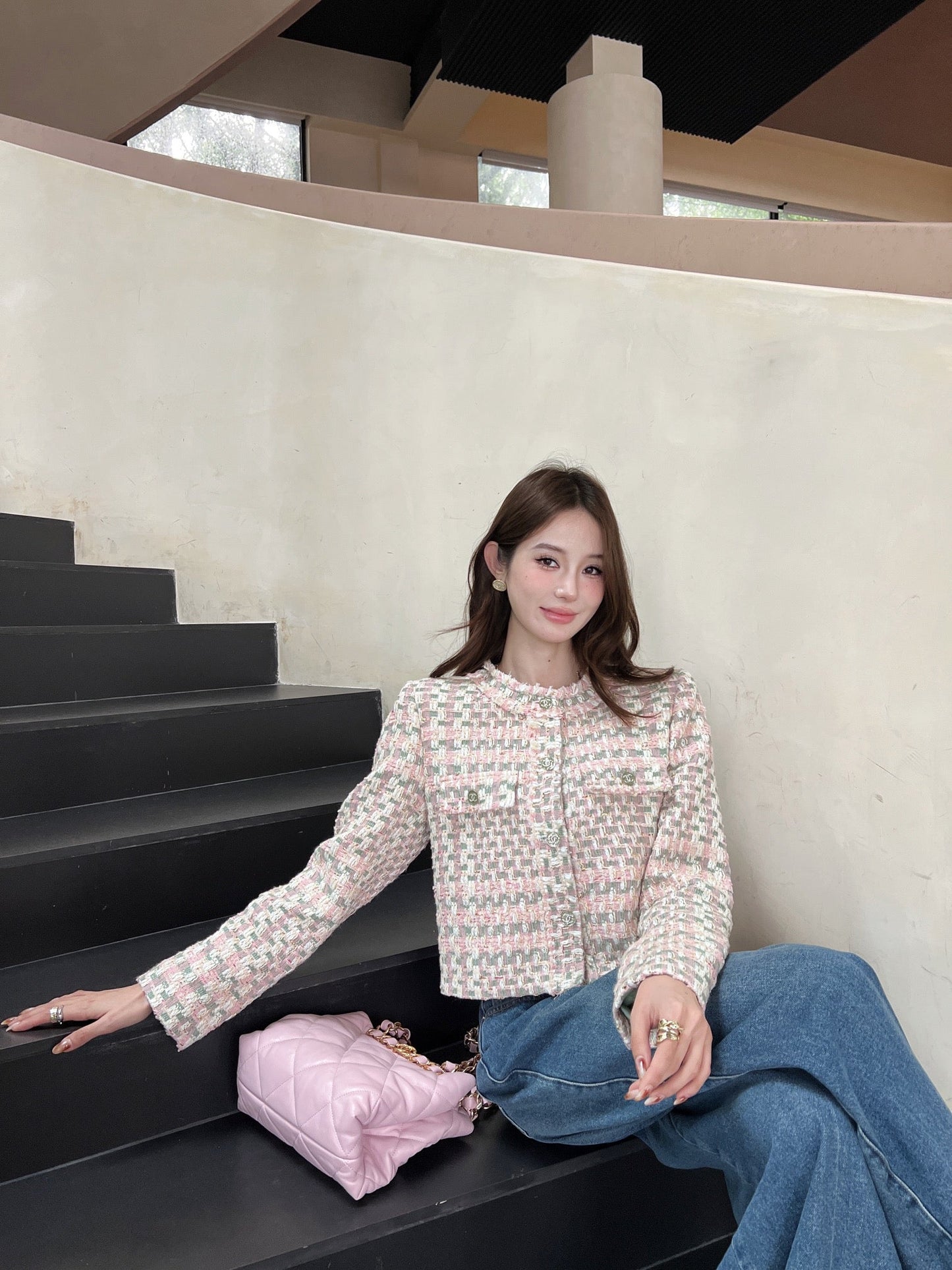 24fw woven blazer