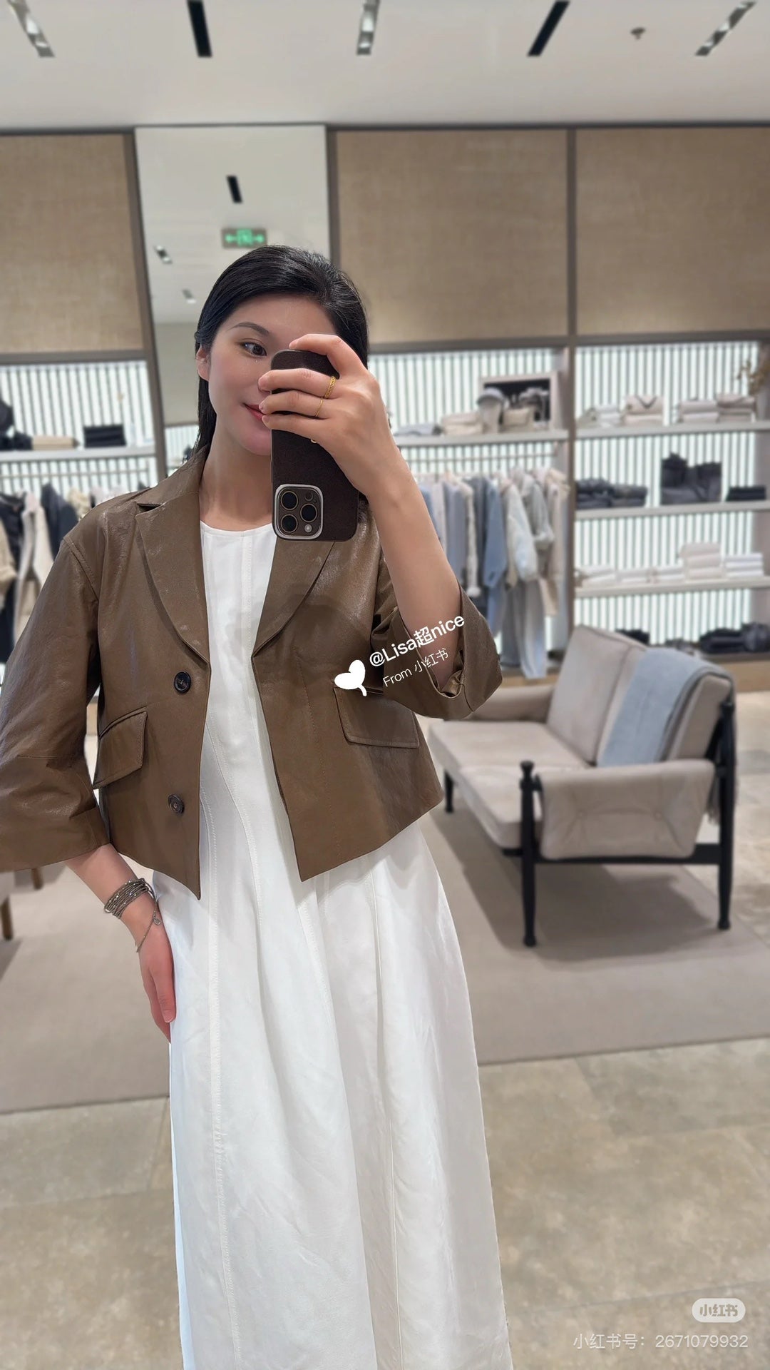 bru 24fw leather jacket